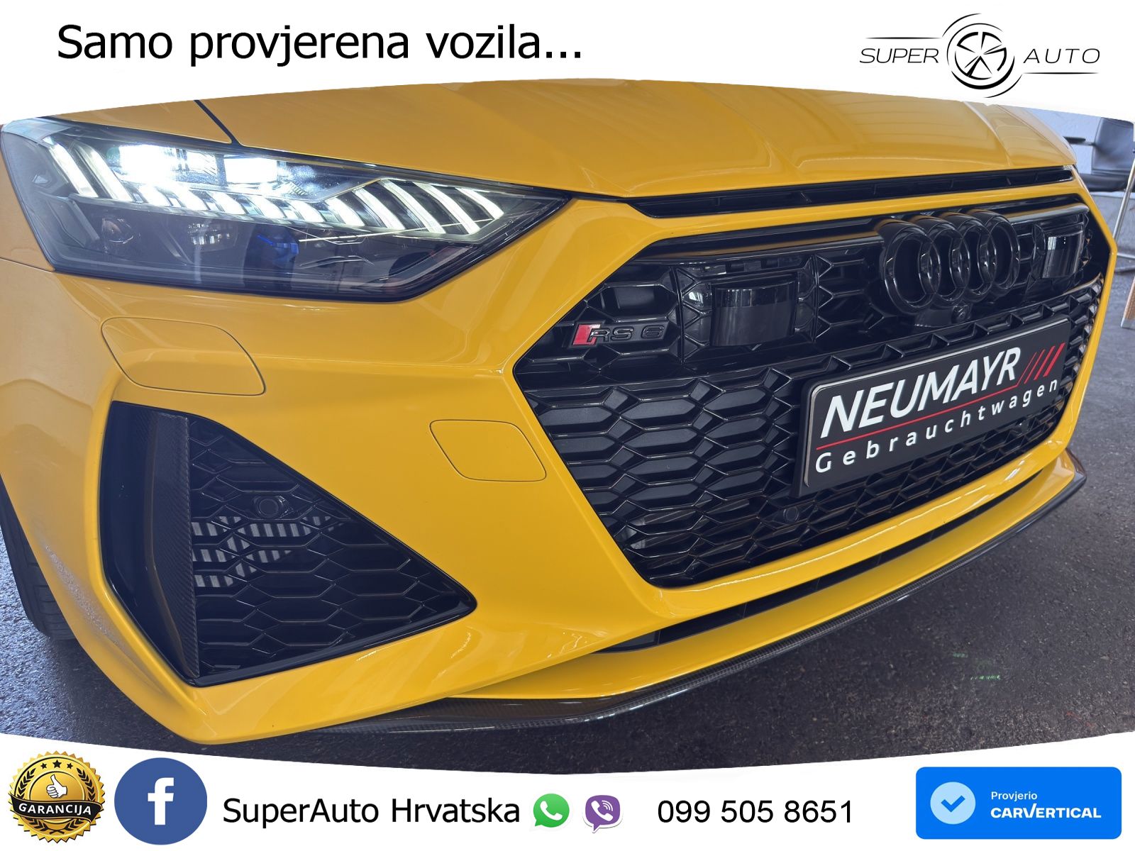 Audi RS6 Avant 4.0 TFSI V8 (600 KS) quattro Tiptronic LED+GR SJED+ACC