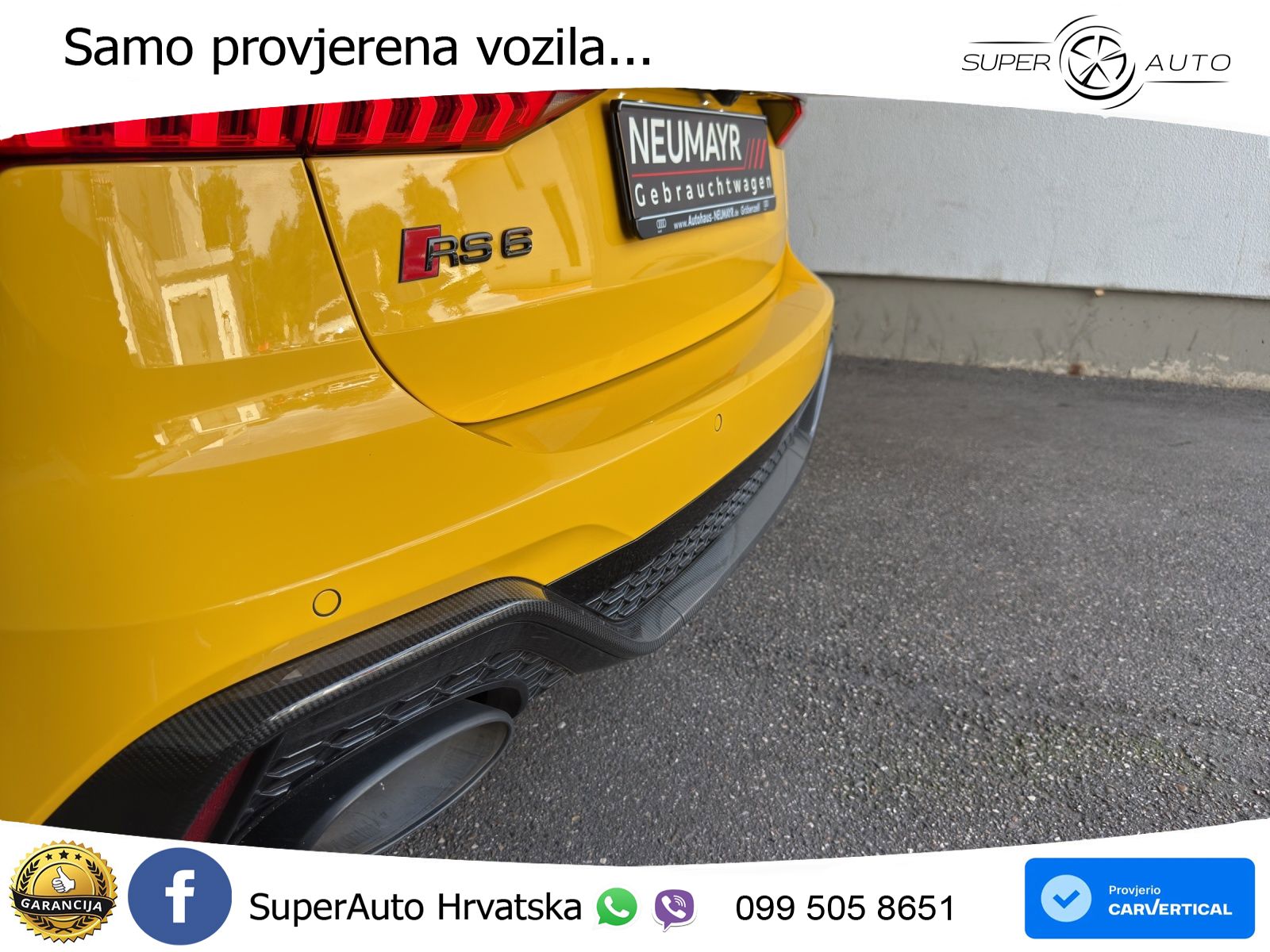 Audi RS6 Avant 4.0 TFSI V8 (600 KS) quattro Tiptronic LED+GR SJED+ACC