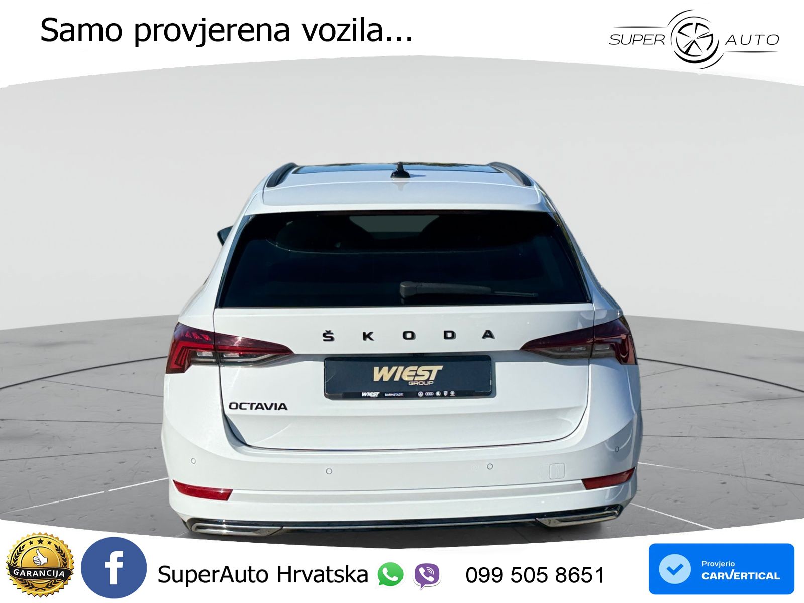 Škoda Octavia Combi 2.0 TDI (150 KS) DSG SportLine LED+GR SJED+ACC