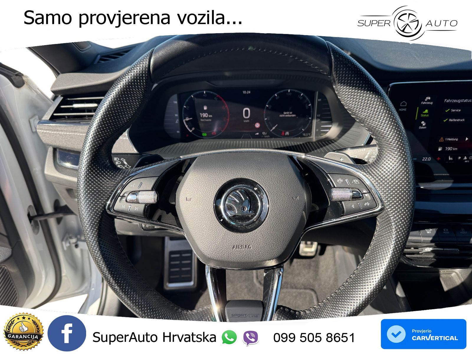 Škoda Octavia Combi 2.0 TDI (150 KS) DSG SportLine LED+GR SJED+ACC