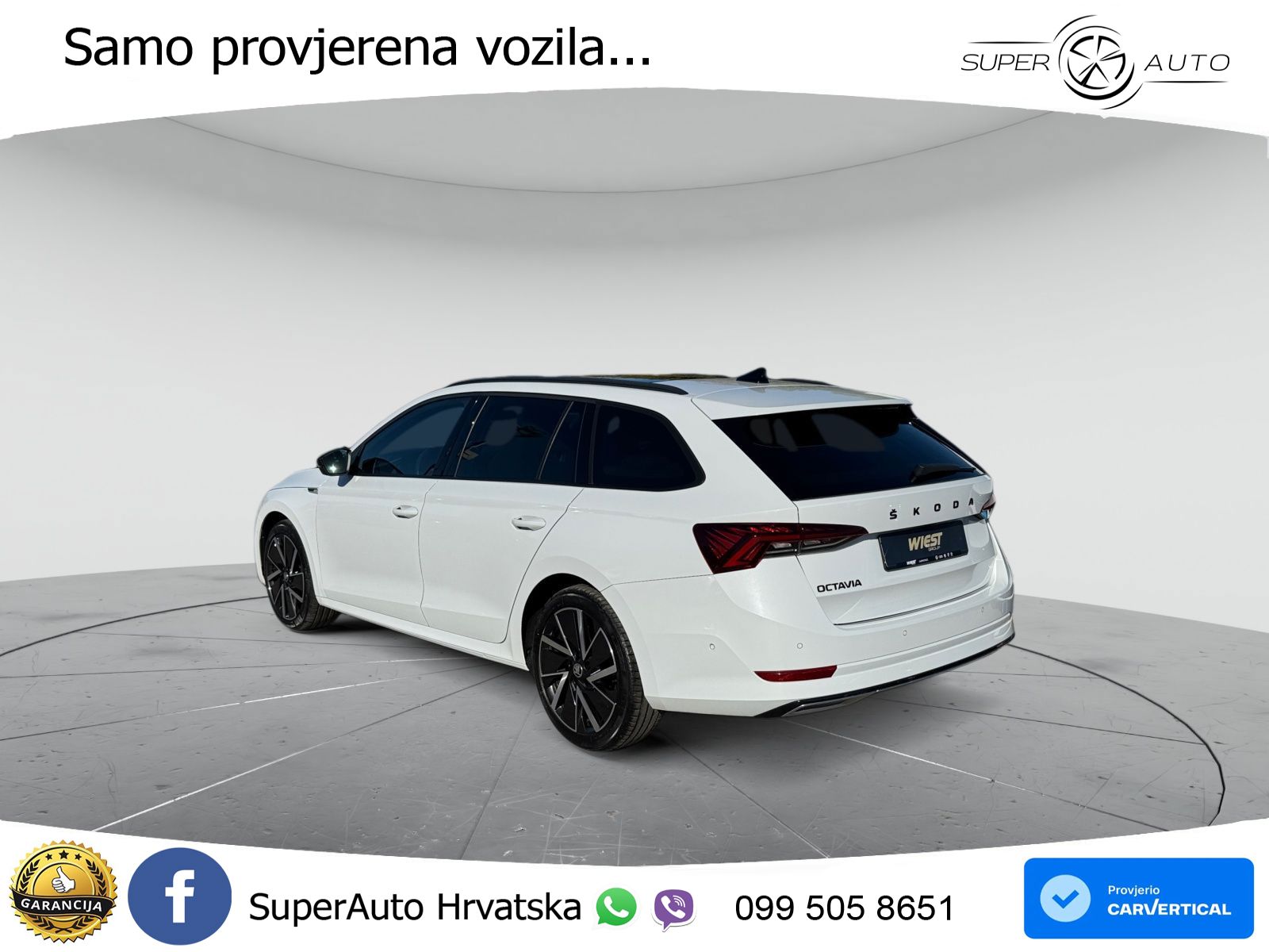 Škoda Octavia Combi 2.0 TDI (150 KS) DSG SportLine LED+GR SJED+ACC