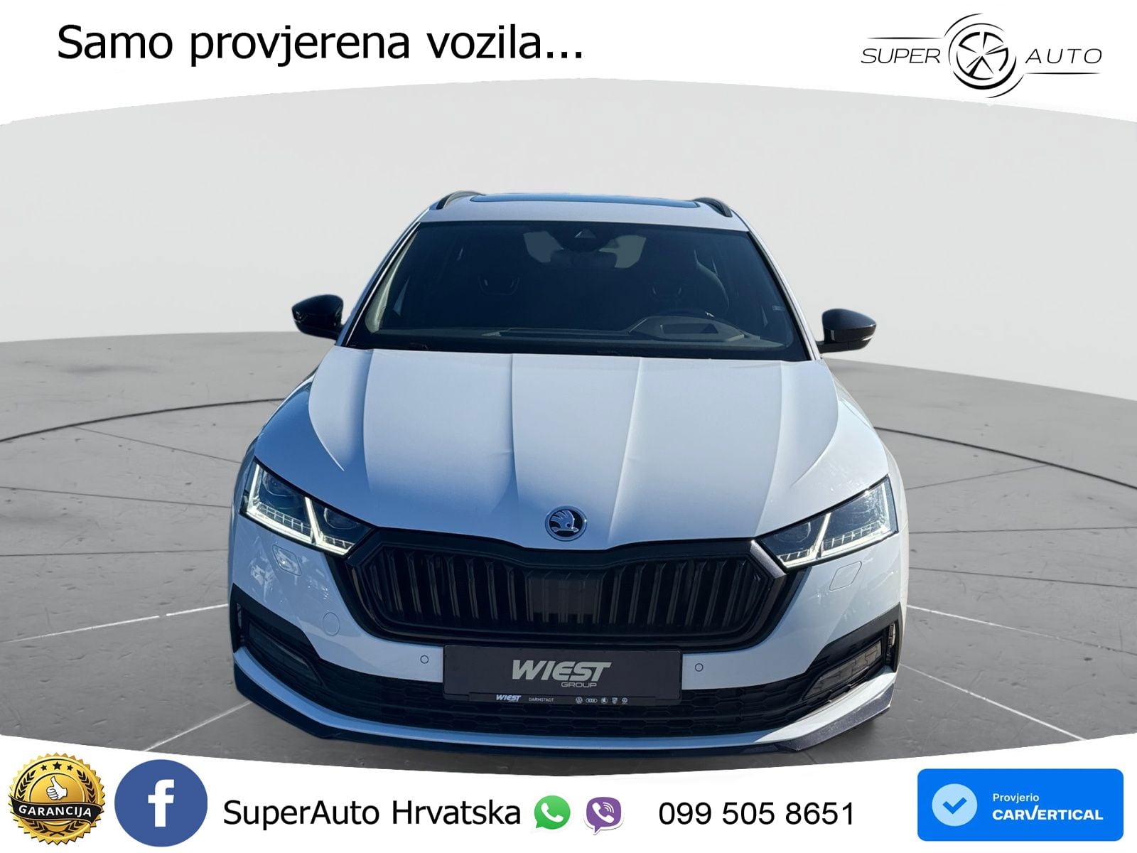 Škoda Octavia Combi 2.0 TDI (150 KS) DSG SportLine LED+GR SJED+ACC