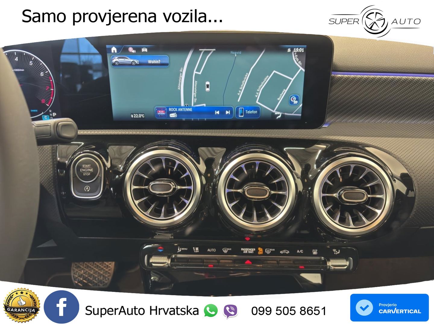 Mercedes-Benz A 200 7G-DCT LED+GR SJED+ACC