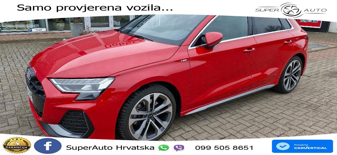Audi A3 35 TFSI (150 KS) S tronic S line MATRIX+GR SJED+KAM