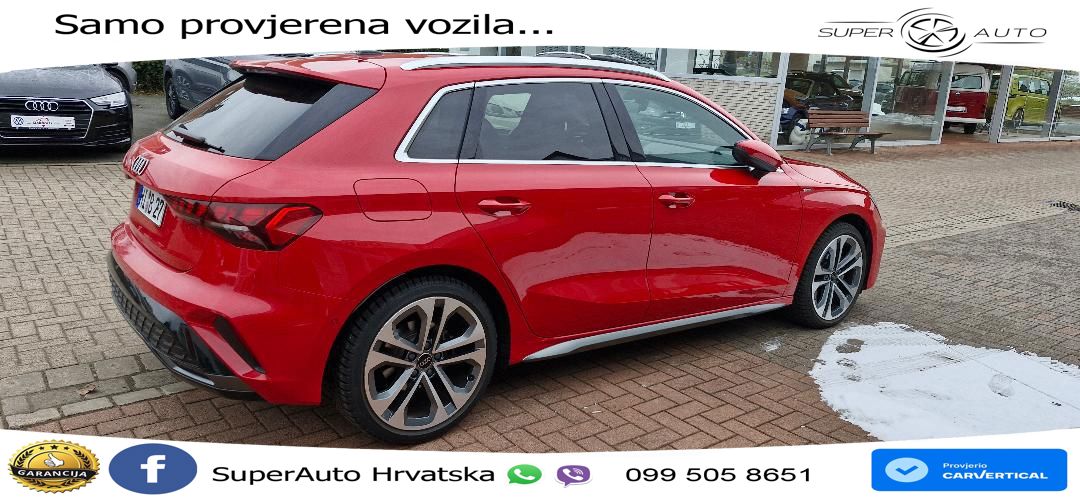 Audi A3 35 TFSI (150 KS) S tronic S line MATRIX+GR SJED+KAM