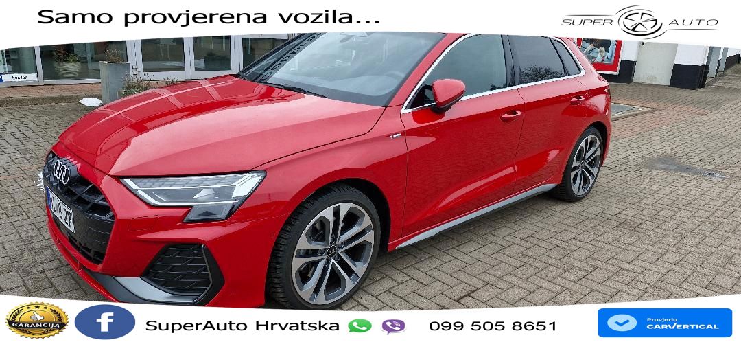 Audi A3 35 TFSI (150 KS) S tronic S line MATRIX+GR SJED+KAM
