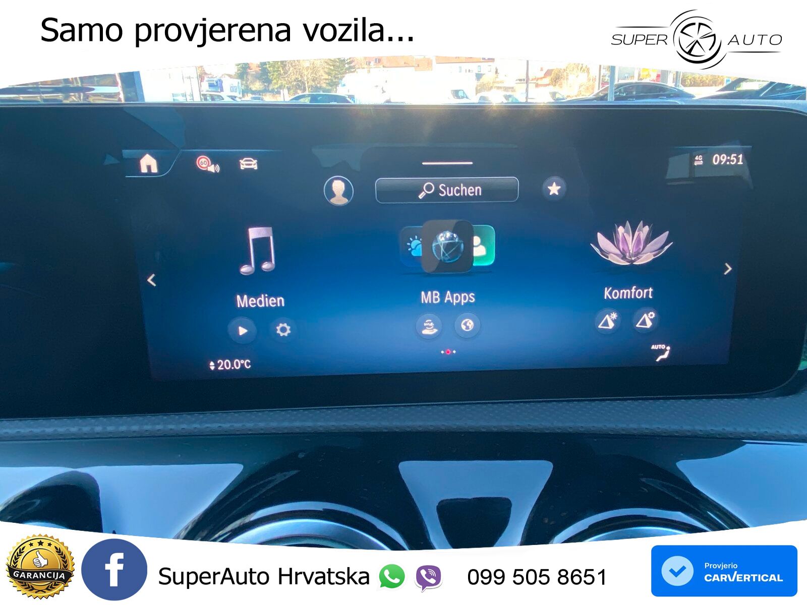 Mercedes-Benz A 180 7G-DCT LED+GR SJED+ACC