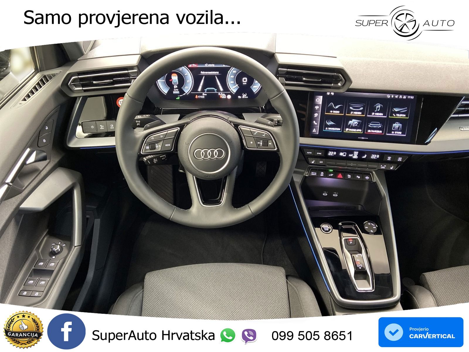 Audi A3 Sportback 40 TFSI e (204 KS) Plug-in Hybrid S tronic advanced LED+GR SJED+ACC