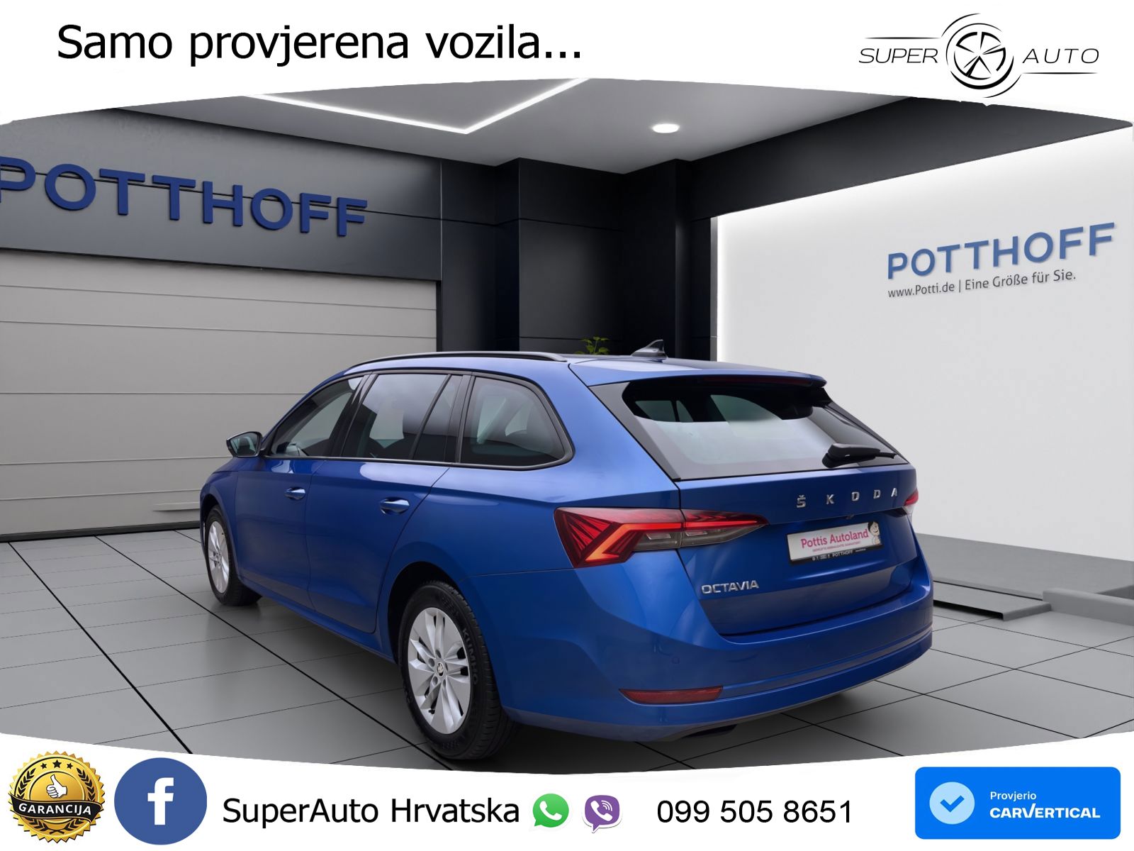 Škoda Octavia Combi 2.0 TDI (150 KS) DSG LED+GR SJED+ACC
