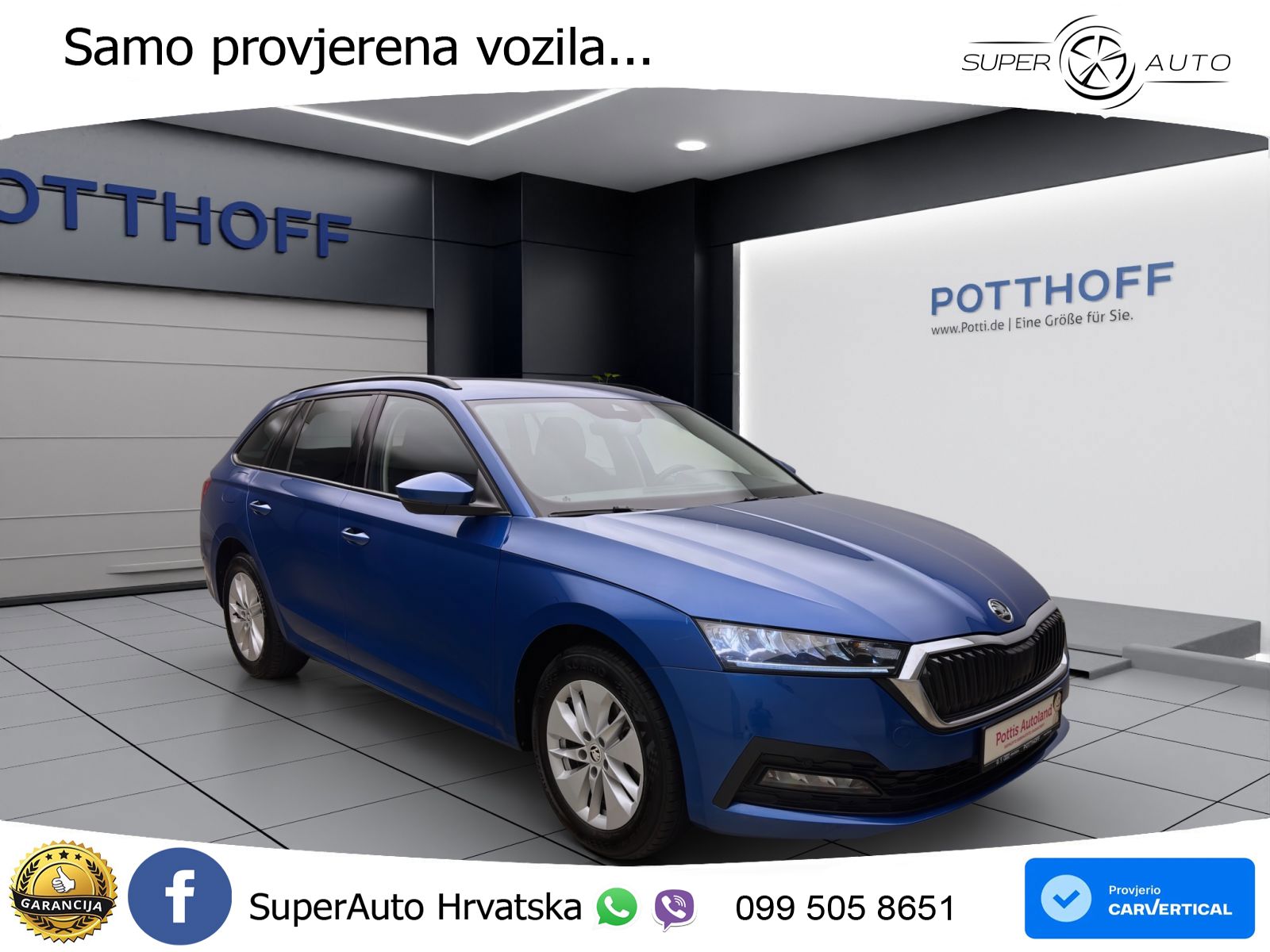 Škoda Octavia Combi 2.0 TDI (150 KS) DSG LED+GR SJED+ACC