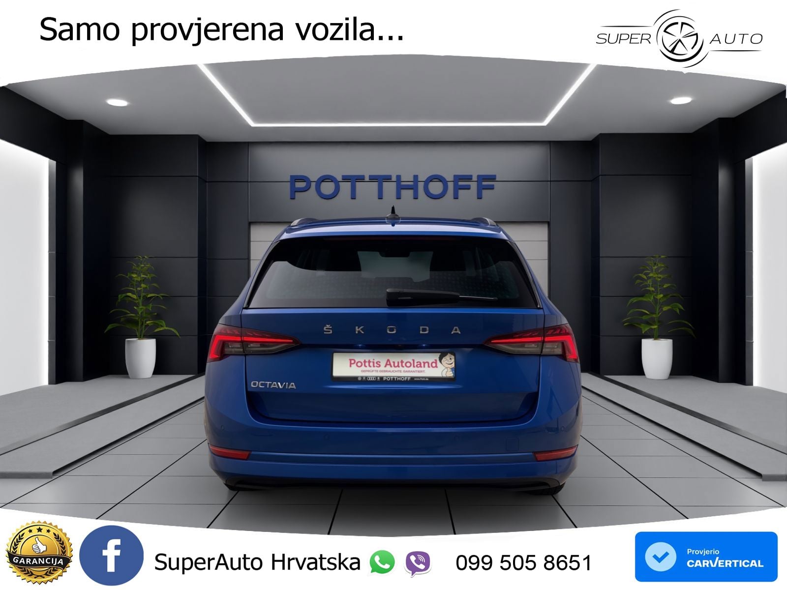 Škoda Octavia Combi 2.0 TDI (150 KS) DSG LED+GR SJED+ACC