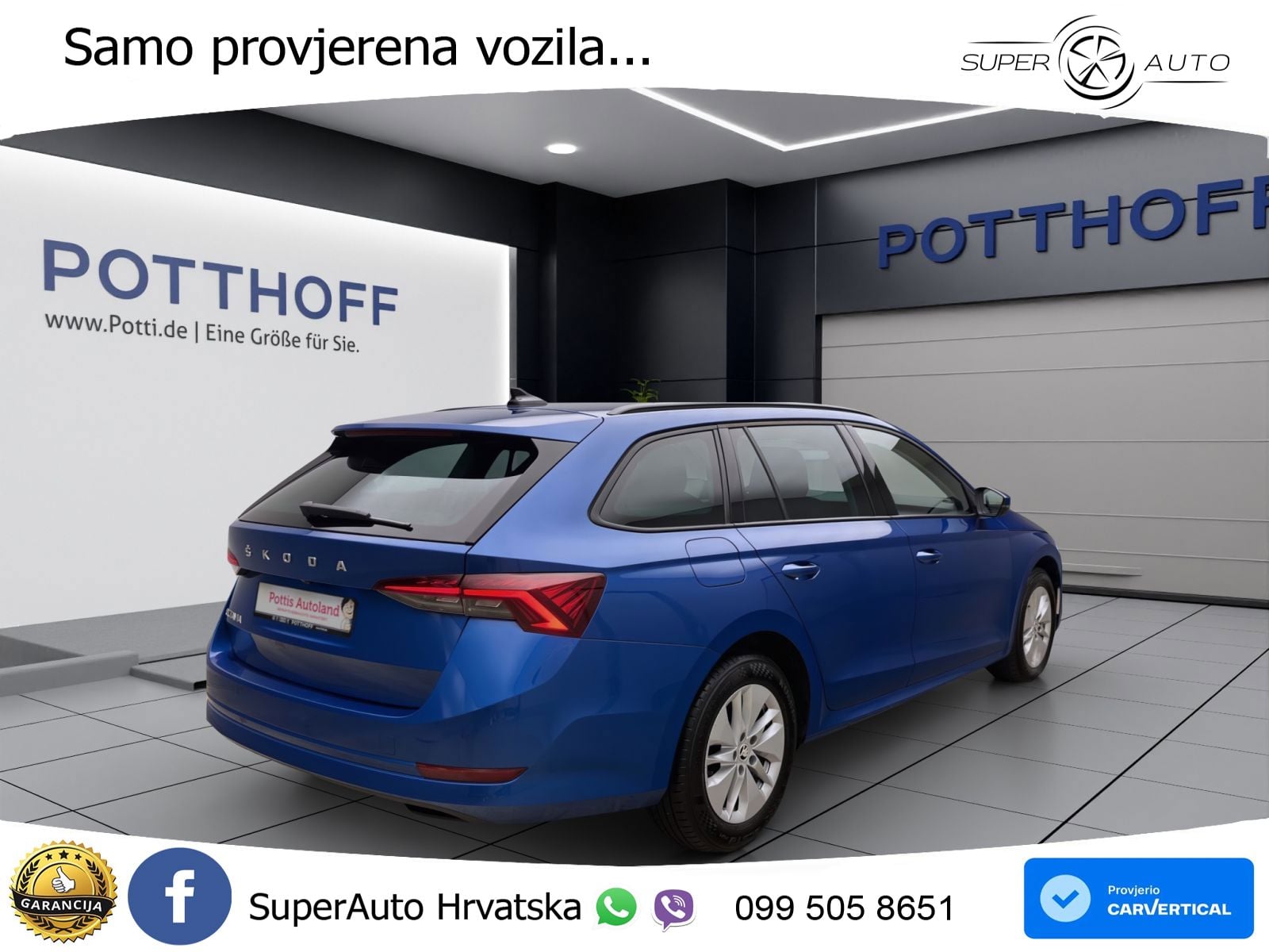 Škoda Octavia Combi 2.0 TDI (150 KS) DSG LED+GR SJED+ACC