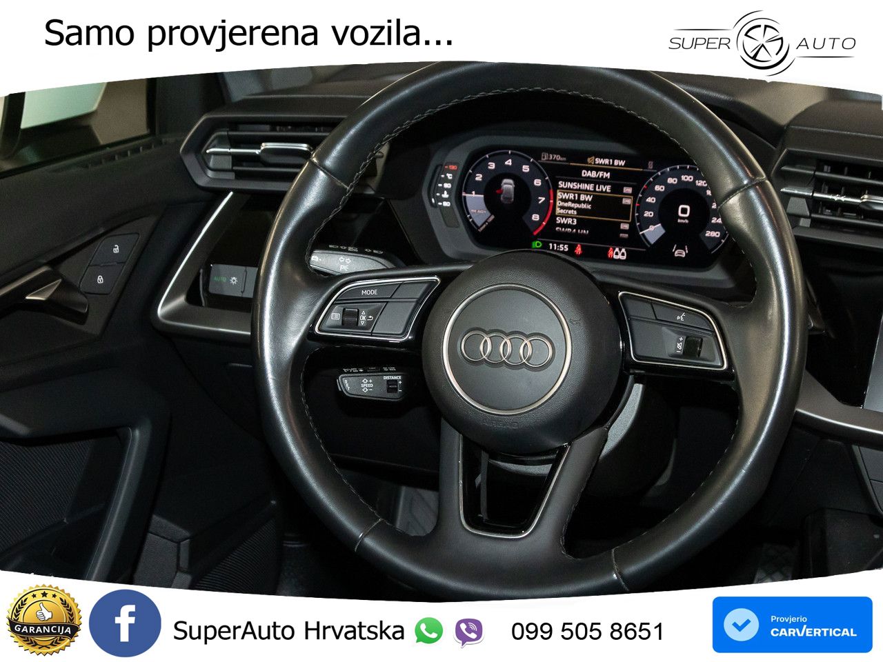 Audi A3 35 TFSI (150 KS) LED+ACC