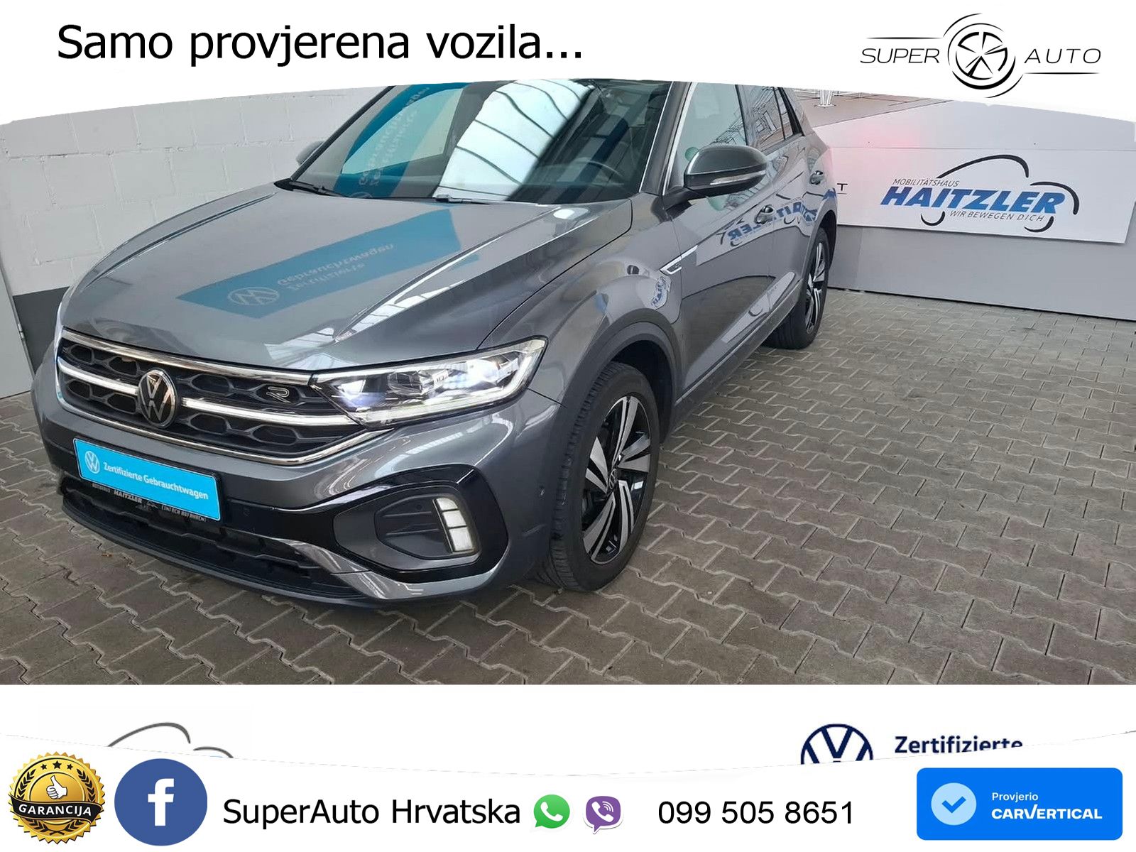 Volkswagen T-Roc 1.5 TSI (150 KS) DSG R-Line LED+GR SJED+ACC