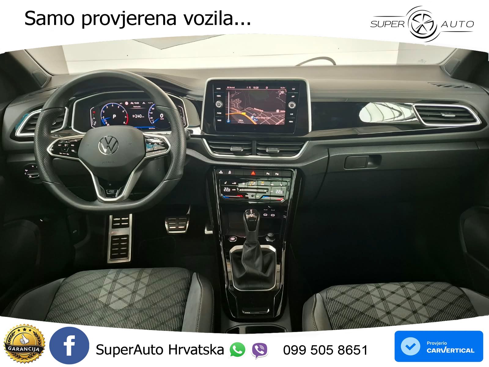 Volkswagen T-Roc 1.5 TSI (150 KS) DSG R-Line LED+GR SJED+ACC