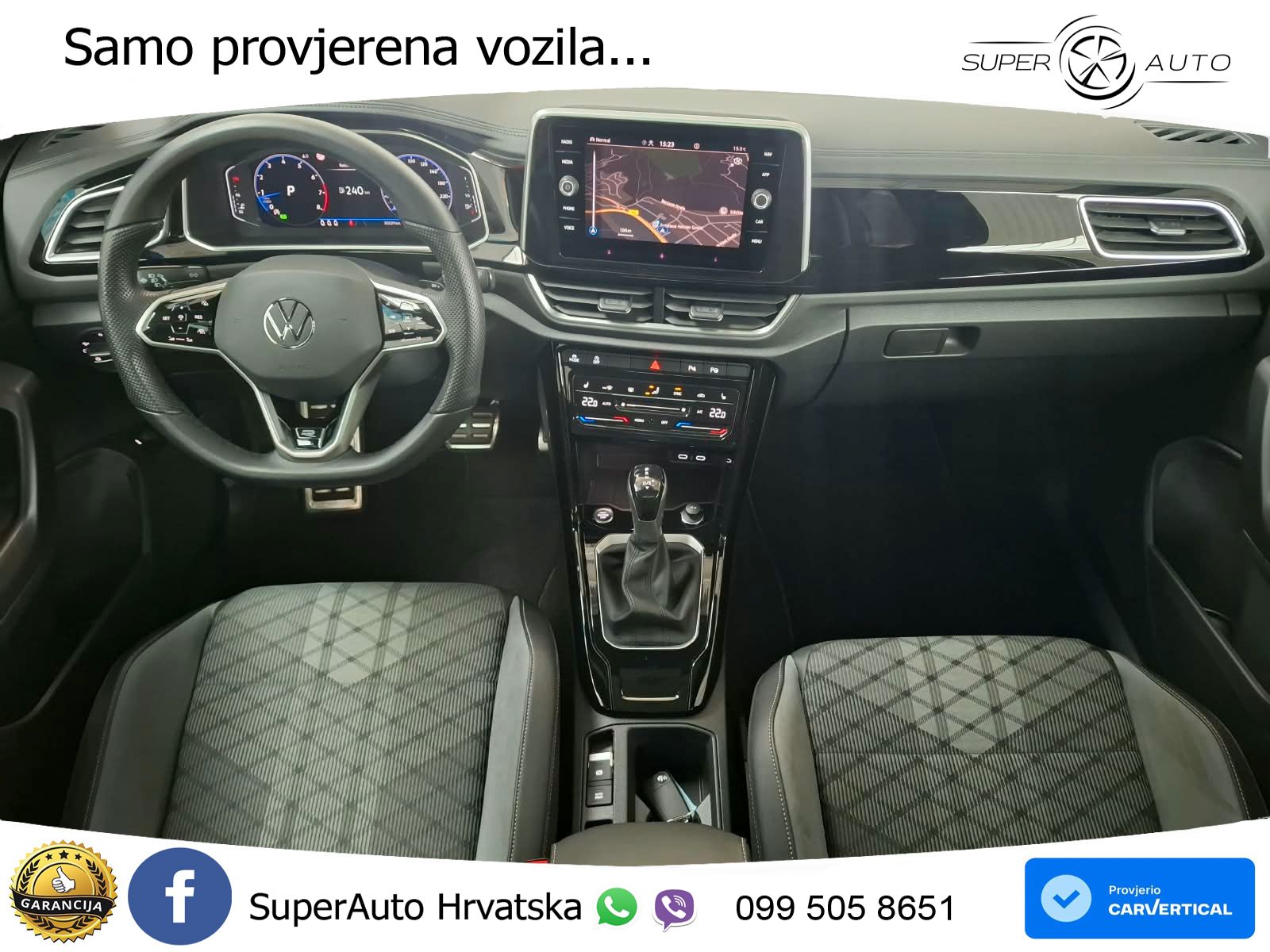 Volkswagen T-Roc 1.5 TSI (150 KS) DSG R-Line LED+GR SJED+ACC