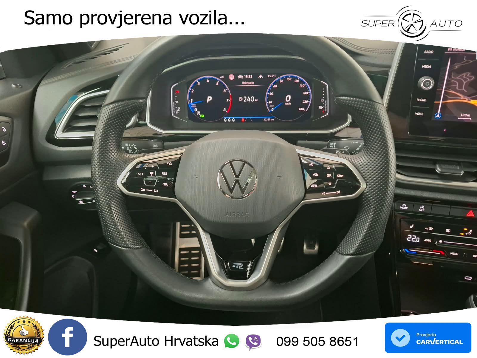 Volkswagen T-Roc 1.5 TSI (150 KS) DSG R-Line LED+GR SJED+ACC
