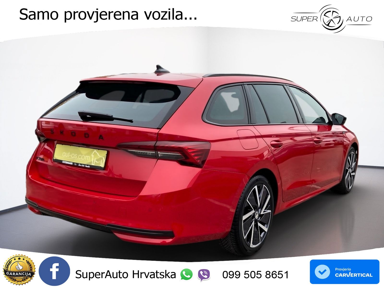 Škoda Octavia Combi 2.0 TDI (150 KS) DSG LED+GR SJED+ACC
