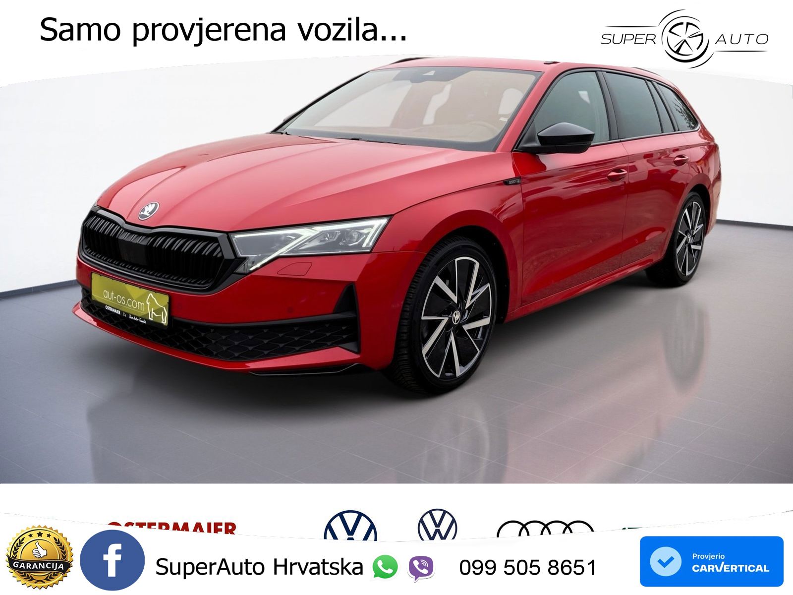 Škoda Octavia Combi 2.0 TDI (150 KS) DSG LED+GR SJED+ACC