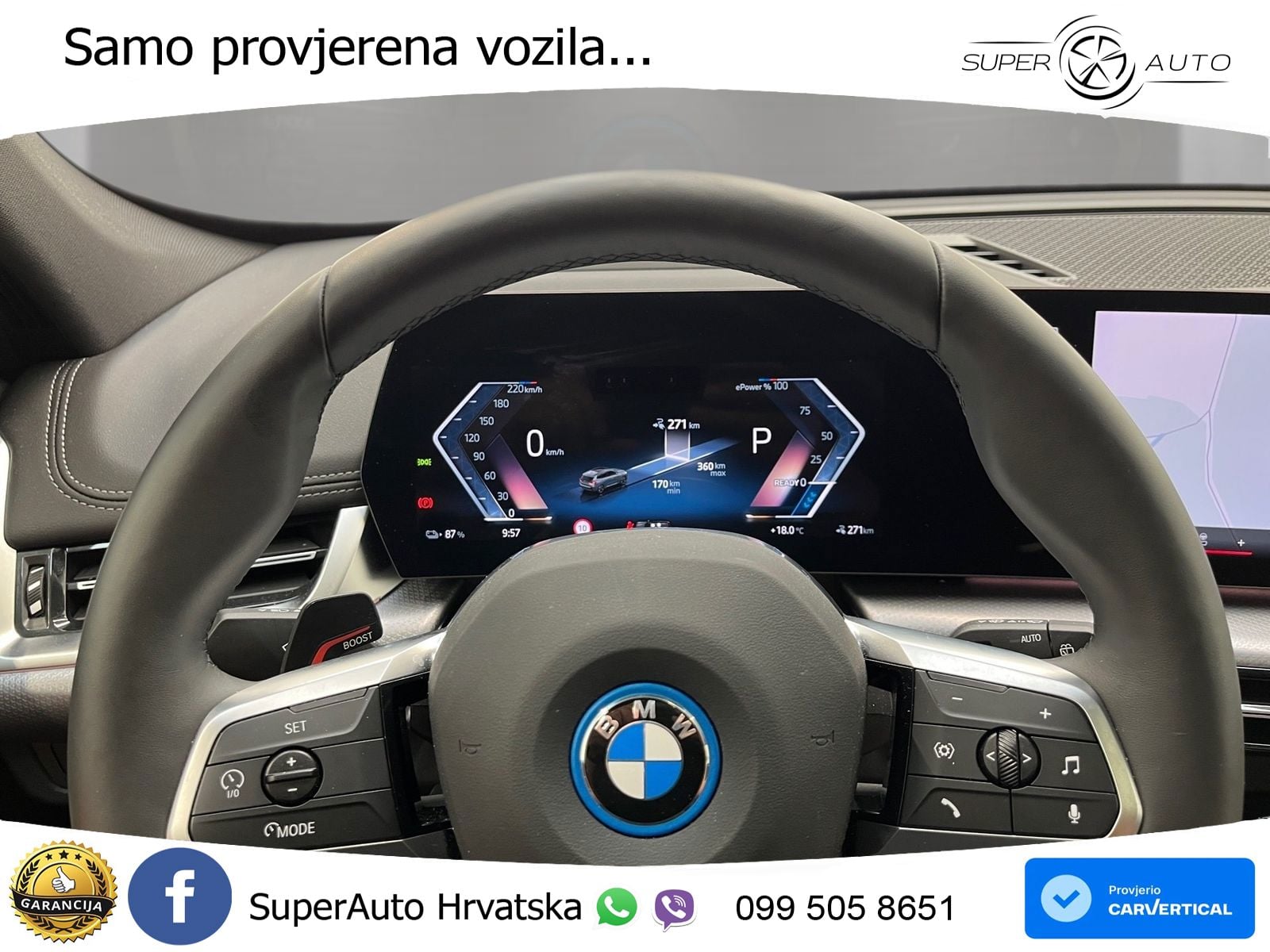 BMW iX1 68 kWh (313 KS) xDrive30 M Sport LED+GR SJED+ACC