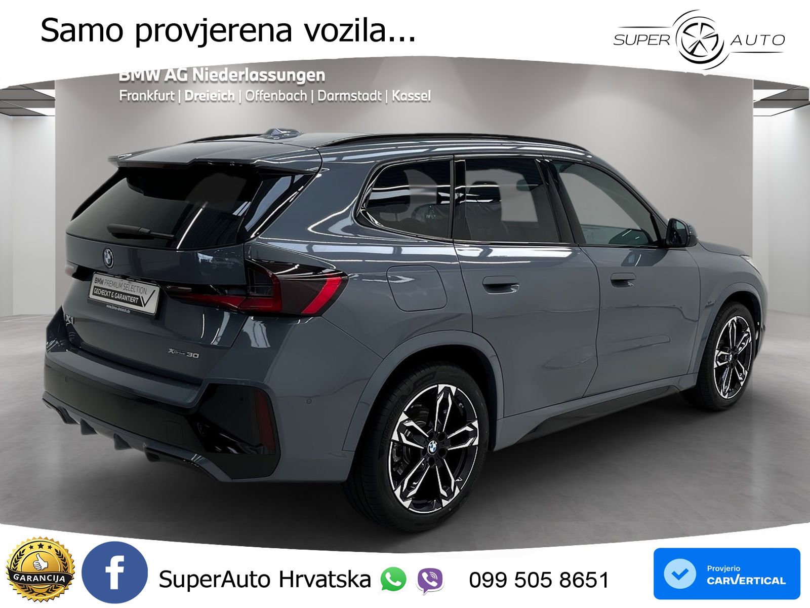 BMW iX1 68 kWh (313 KS) xDrive30 M Sport LED+GR SJED+ACC