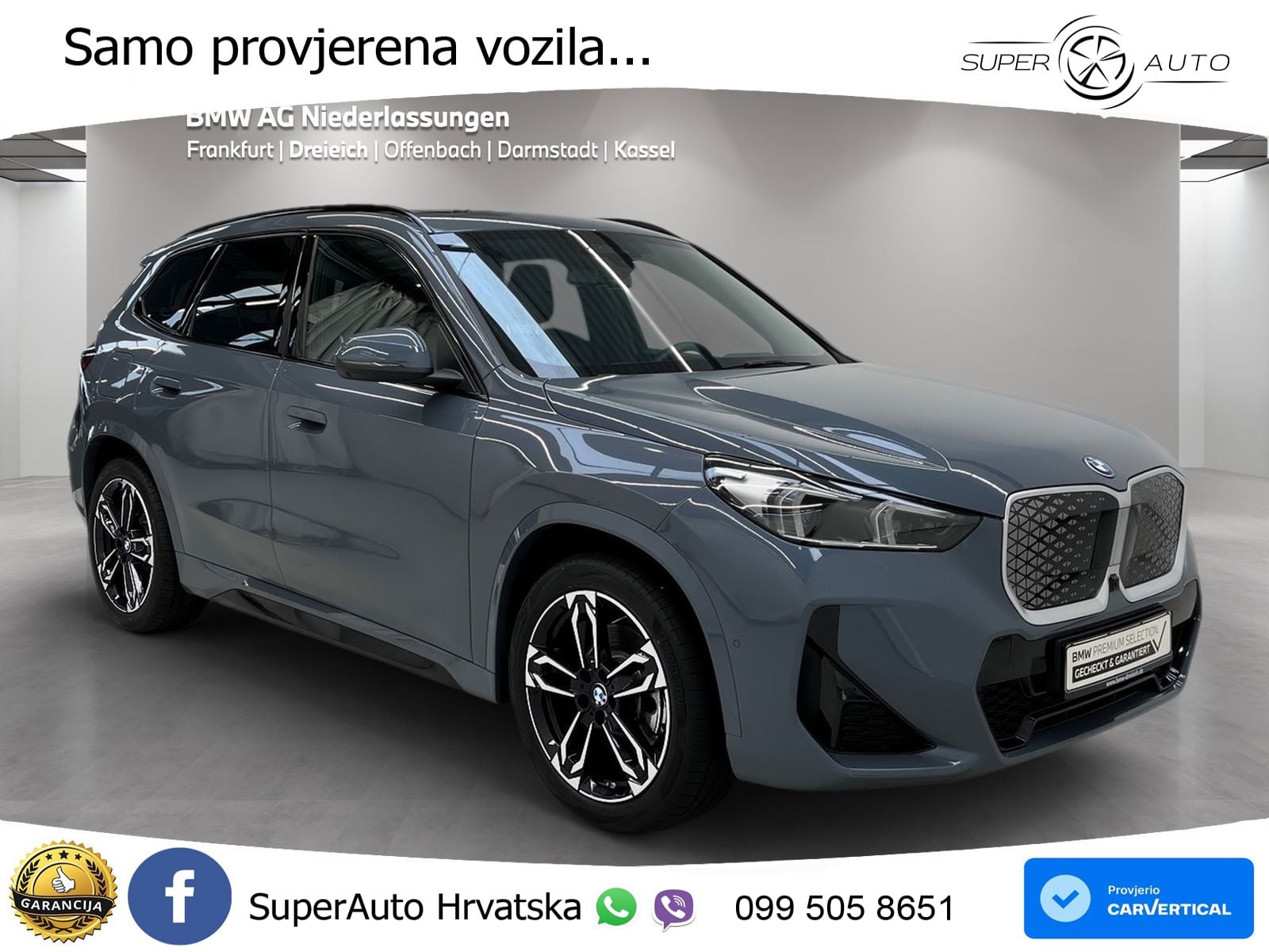 BMW iX1 68 kWh (313 KS) xDrive30 M Sport LED+GR SJED+ACC