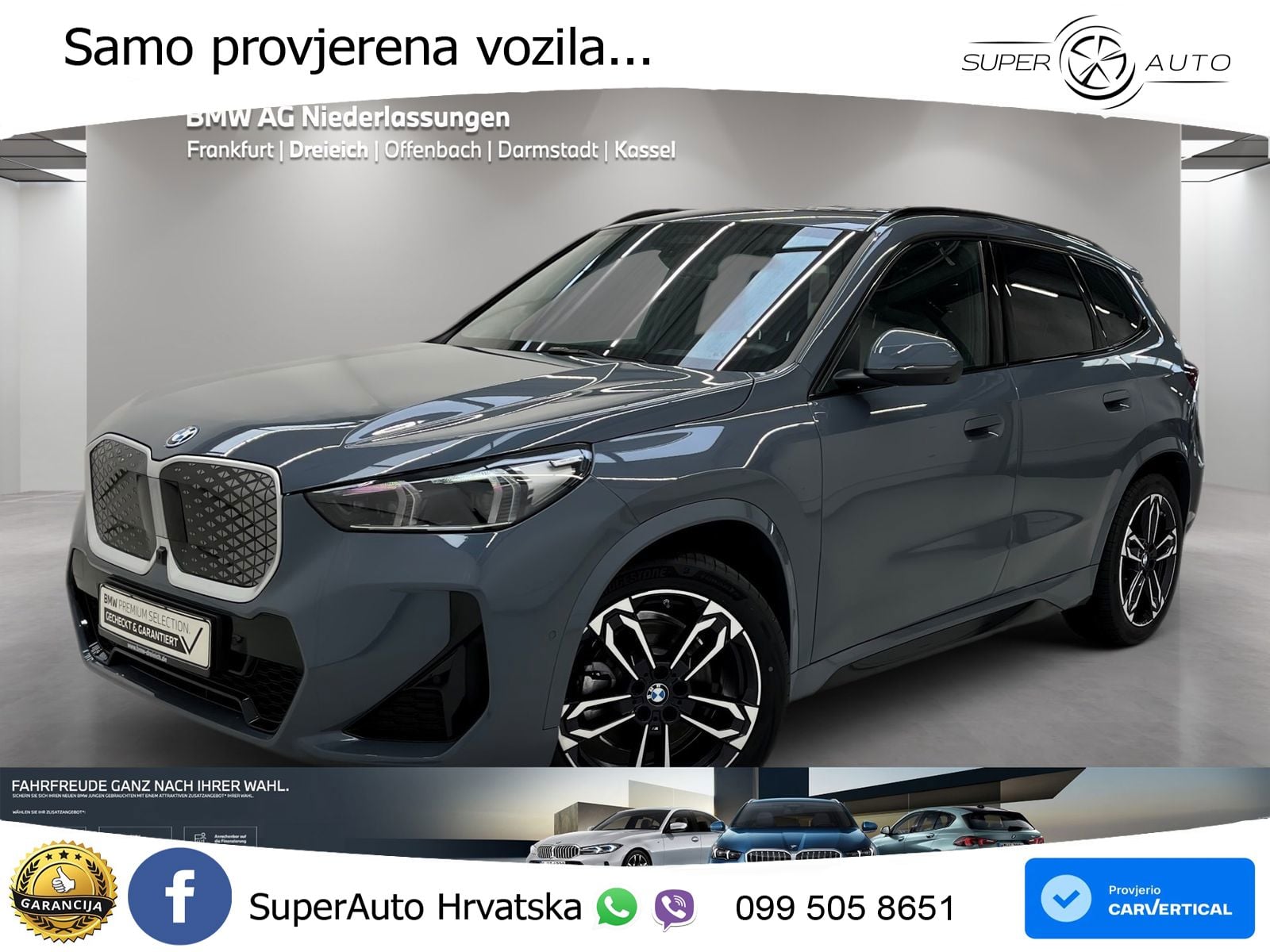BMW iX1 68 kWh (313 KS) xDrive30 M Sport LED+GR SJED+ACC