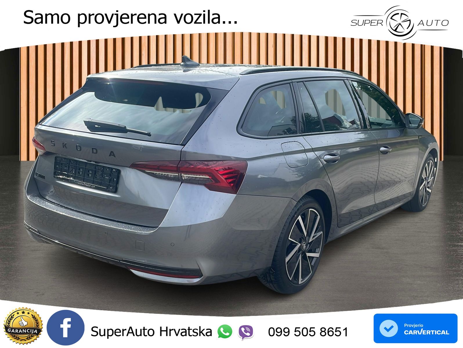 Škoda Octavia Combi 2.0 TDI (150 KS) DSG SportLine LED+GR SJED+ACC