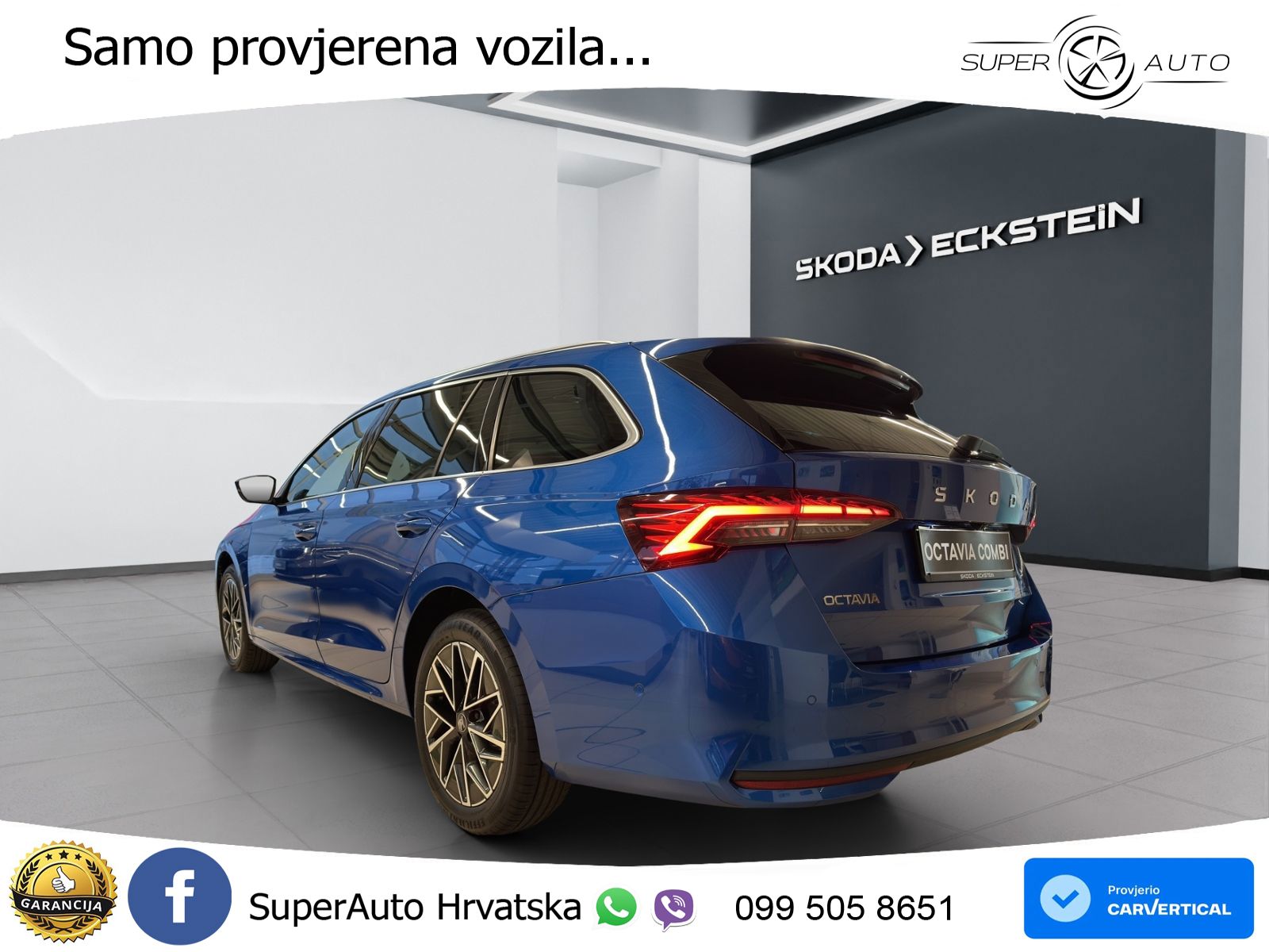 Škoda Octavia Combi 2.0 TDI (150 KS) DSG LED+GR SJED+ACC
