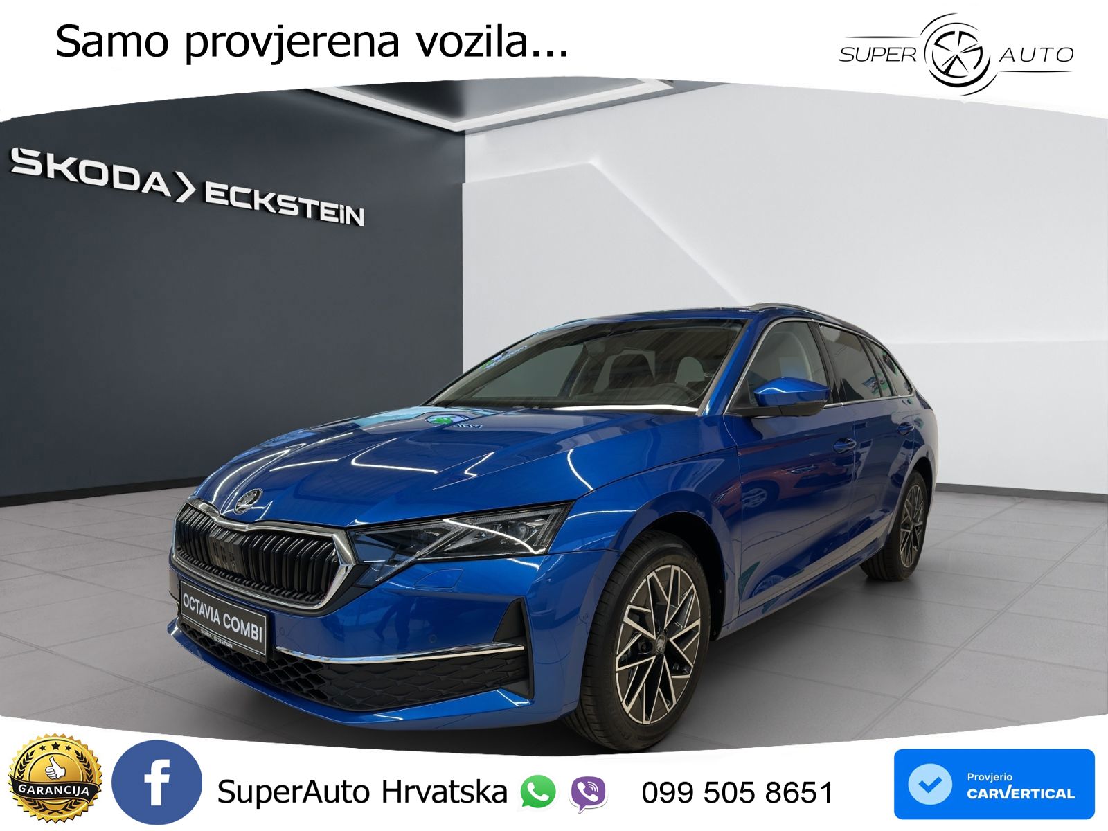 Škoda Octavia Combi 2.0 TDI (150 KS) DSG LED+GR SJED+ACC