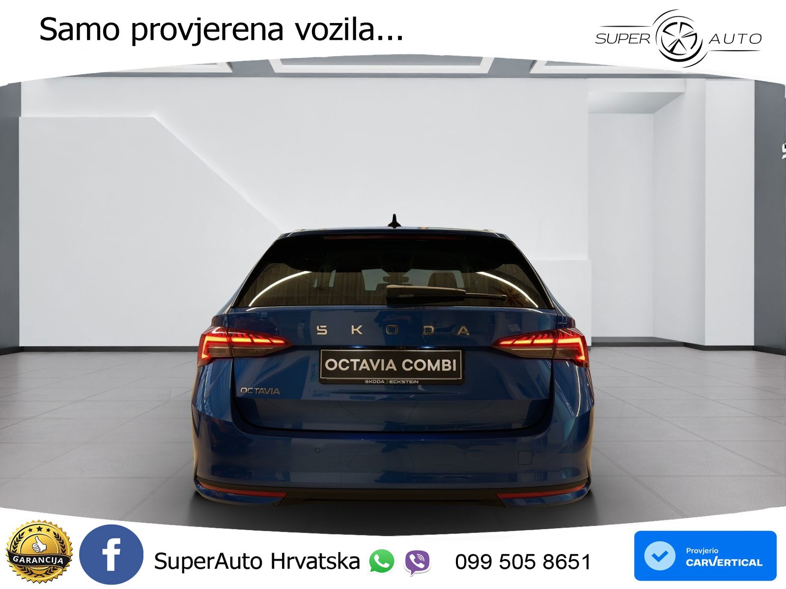 Škoda Octavia Combi 2.0 TDI (150 KS) DSG LED+GR SJED+ACC