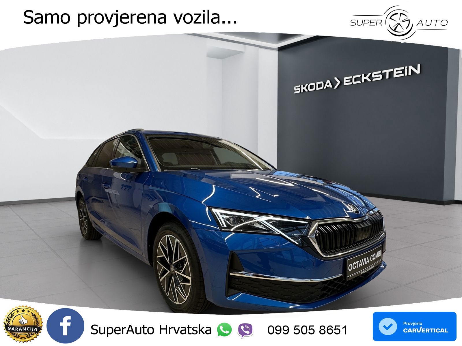 Škoda Octavia Combi 2.0 TDI (150 KS) DSG LED+GR SJED+ACC