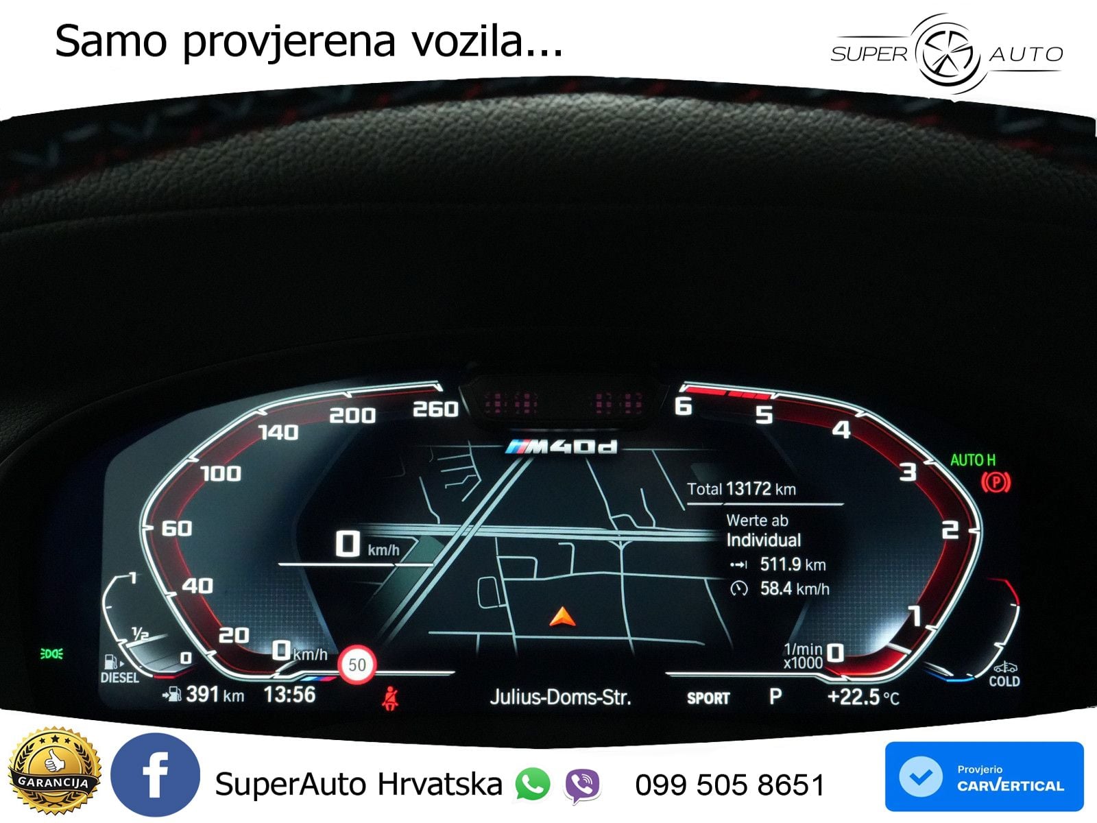 BMW X3 M40d xDrive Steptronic LED+GR SJED+ACC