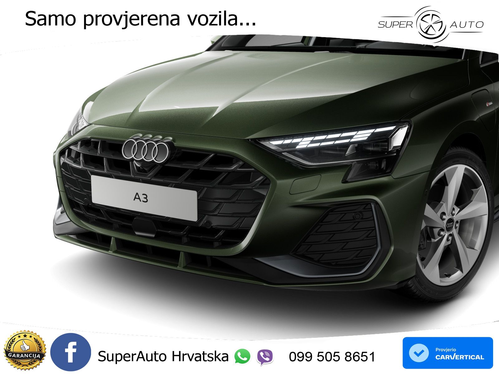 Audi A3 40 TFSIe (204 KS) S tronic S line LED+GR SJED+ACC