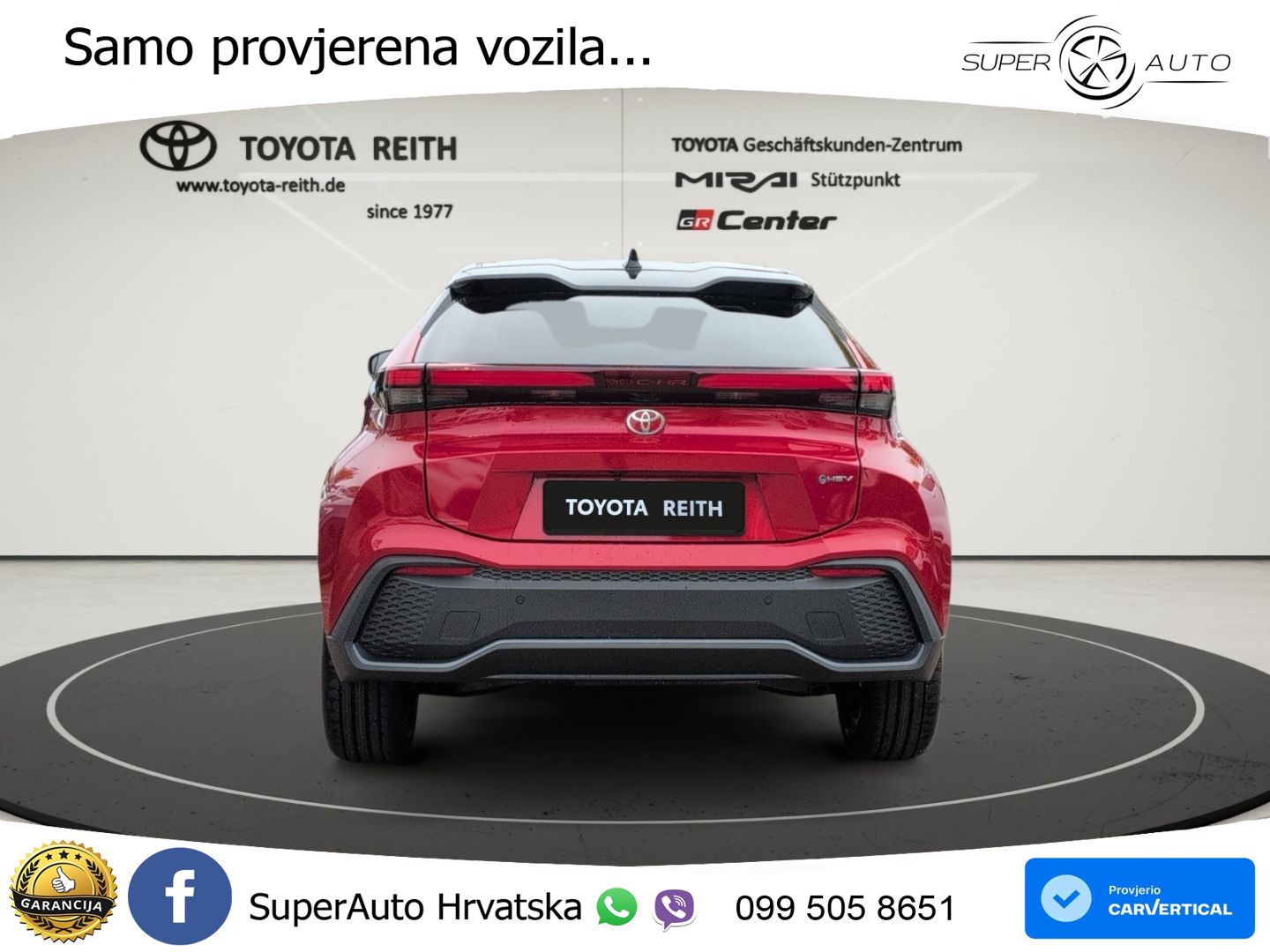 Toyota C-HR 1.8 (140 KS) Hybrid e-CVT Teamplayer LED+GR SJED+ACC