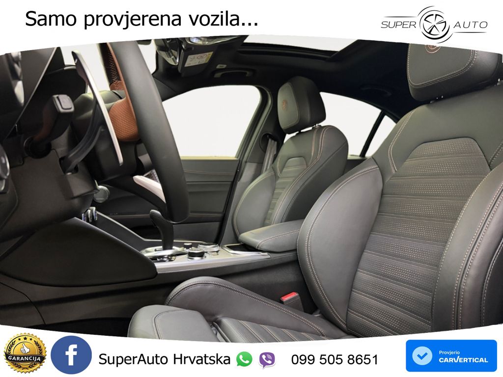 Alfa Romeo Giulia 2.0 Turbo (280 KS) Q4 Automatic LED+GR SJED+ACC