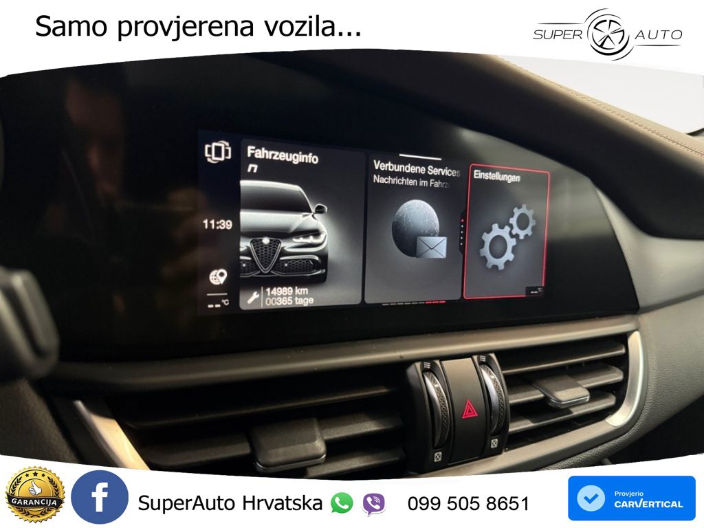 Alfa Romeo Giulia 2.0 Turbo (280 KS) Q4 Automatic LED+GR SJED+ACC