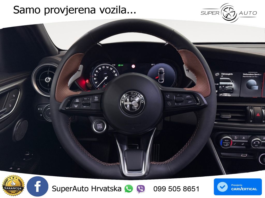 Alfa Romeo Giulia 2.0 Turbo (280 KS) Q4 Automatic LED+GR SJED+ACC
