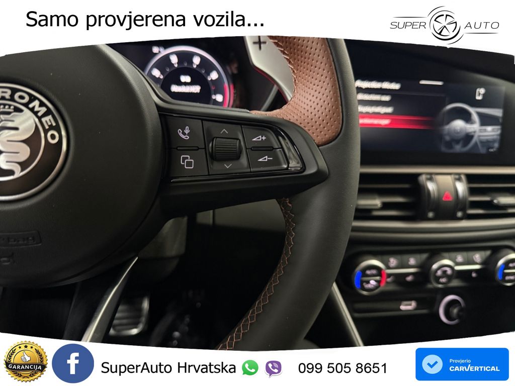 Alfa Romeo Giulia 2.0 Turbo (280 KS) Q4 Automatic LED+GR SJED+ACC