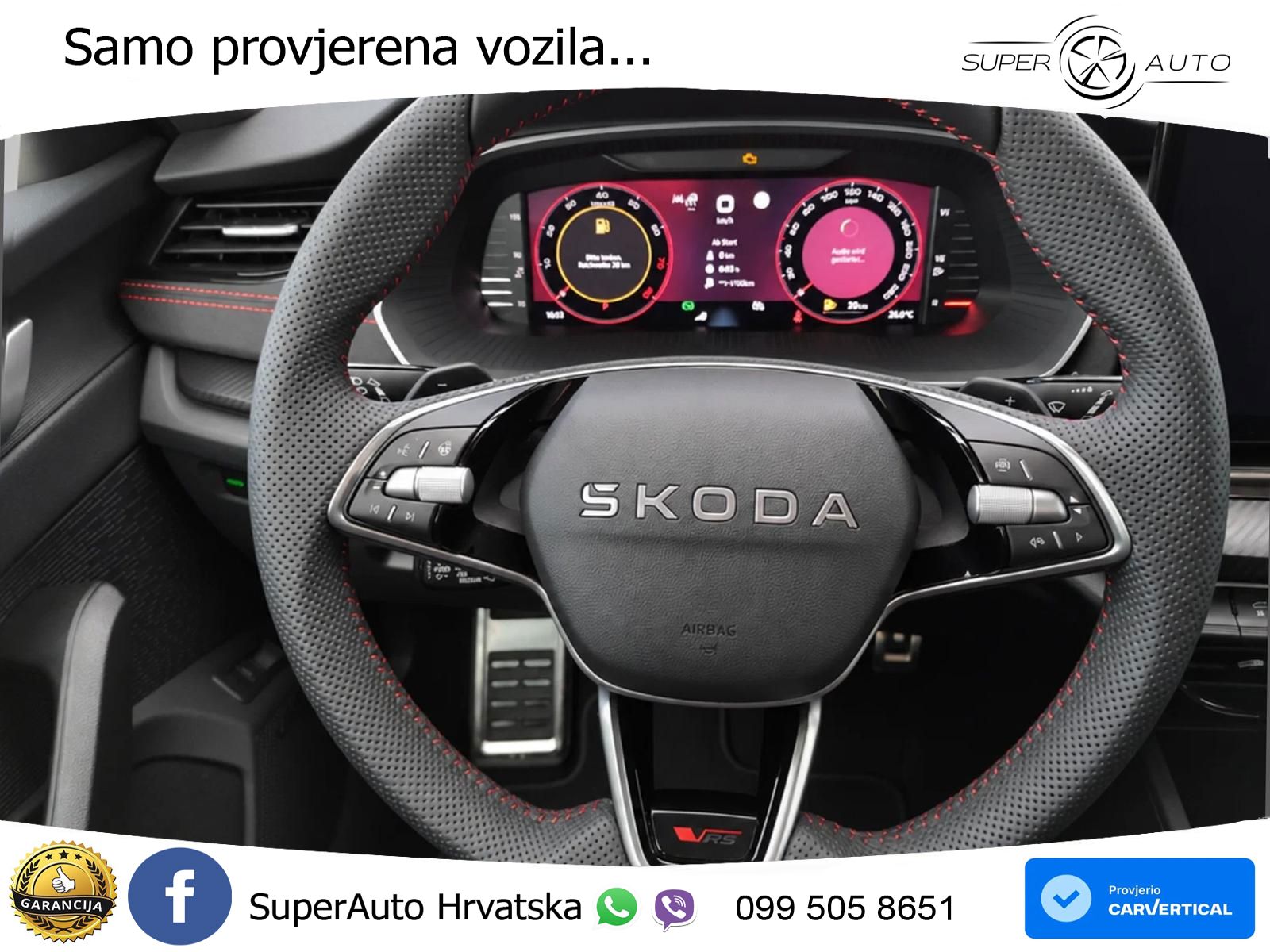 Škoda Octavia Combi RS 2.0 TSI (265 KS) DSG MATRIX+GR SJED+KAM