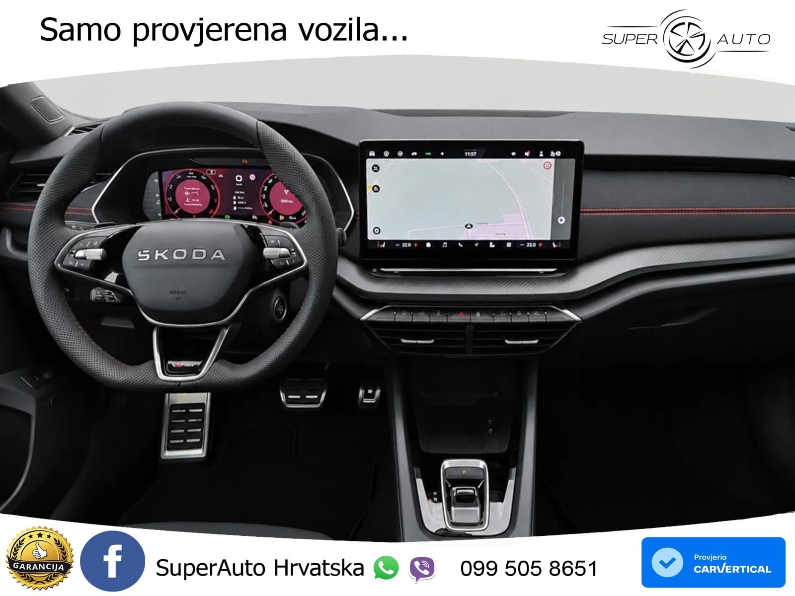 Škoda Octavia Combi RS 2.0 TSI (265 KS) DSG MATRIX+GR SJED+KAM