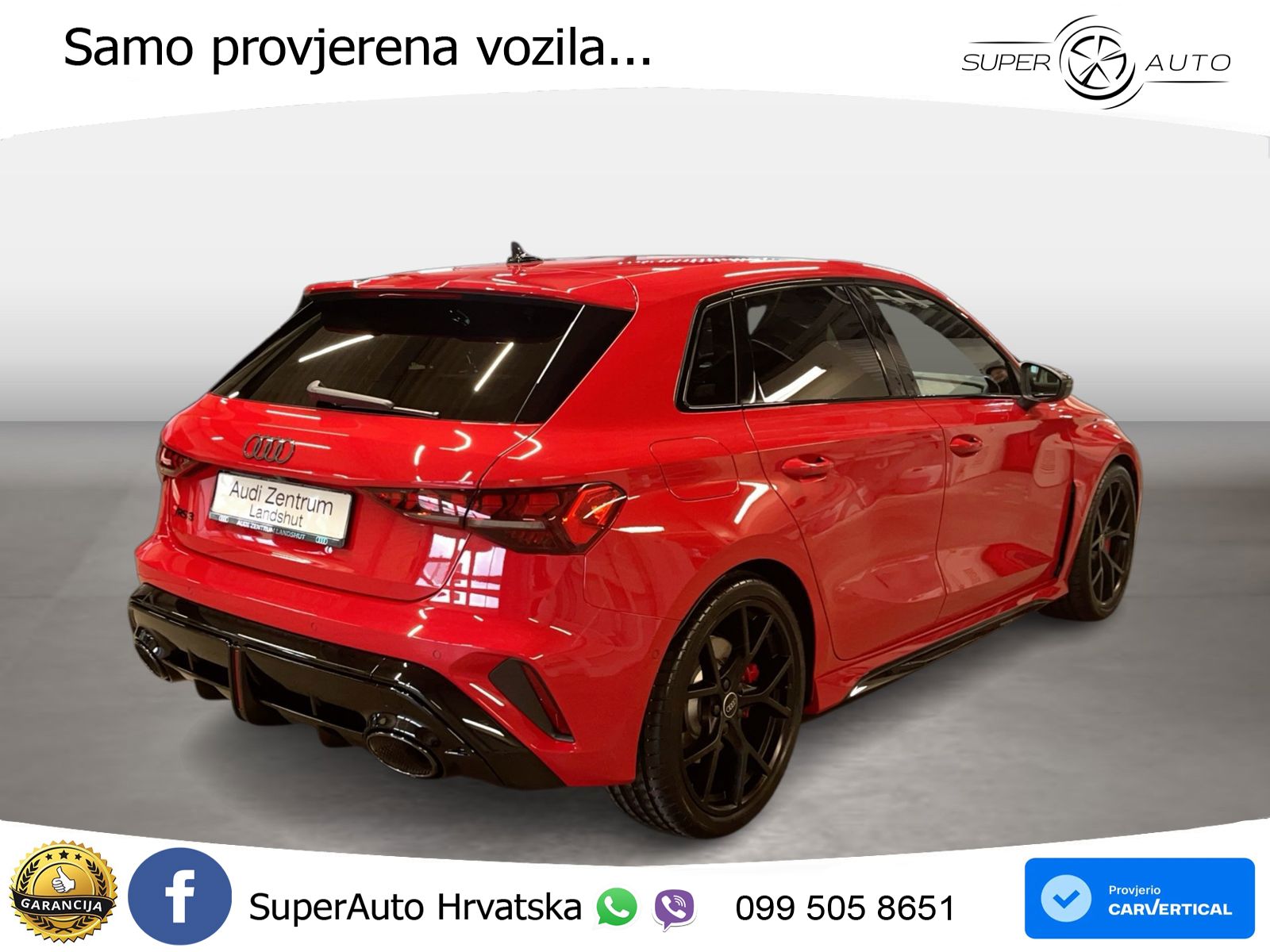 Audi RS3 Sedan 2.5 TFSI (400 KS) quattro S tronic LED+GR SJED+ACC