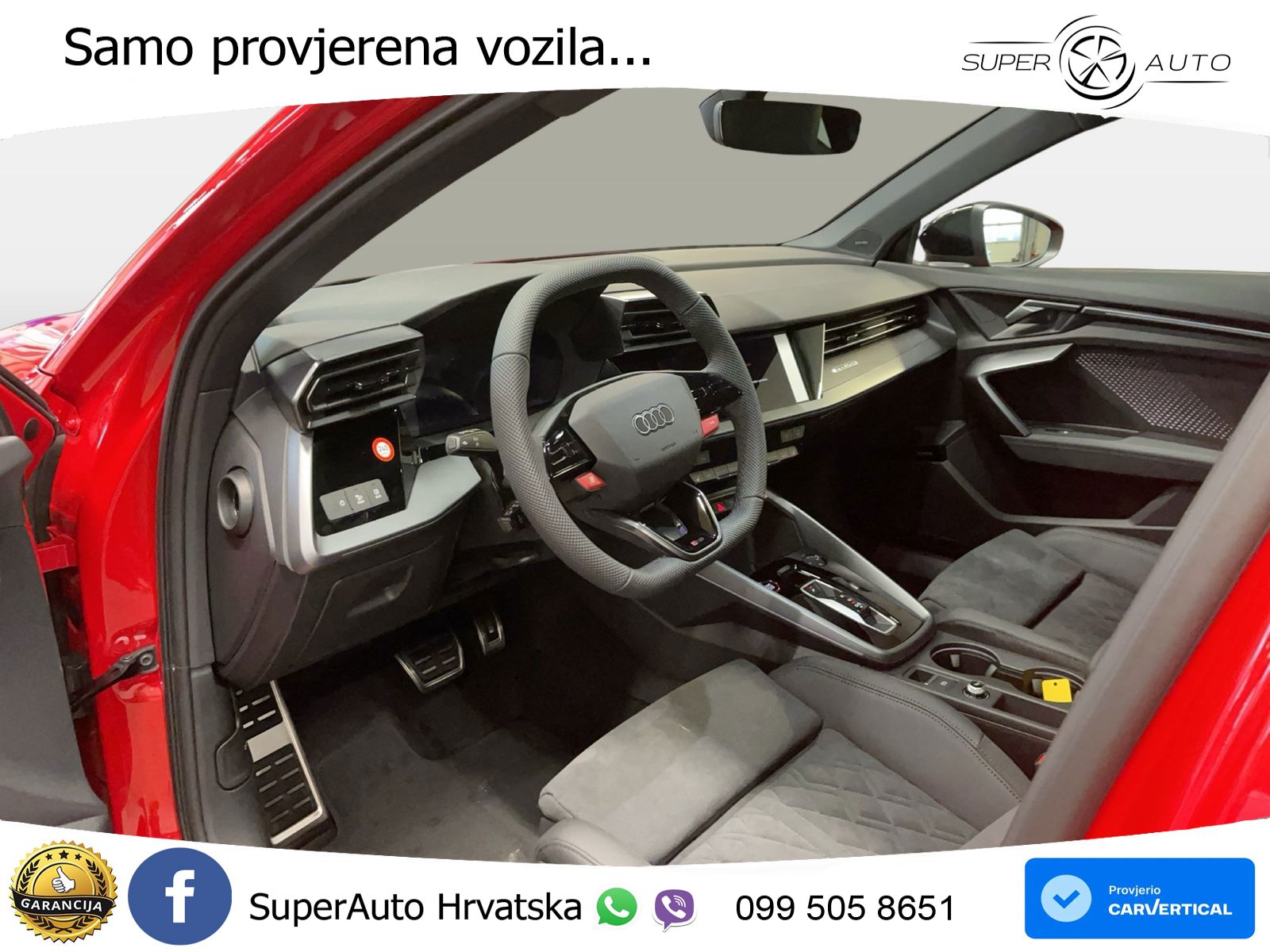 Audi RS3 Sedan 2.5 TFSI (400 KS) quattro S tronic LED+GR SJED+ACC