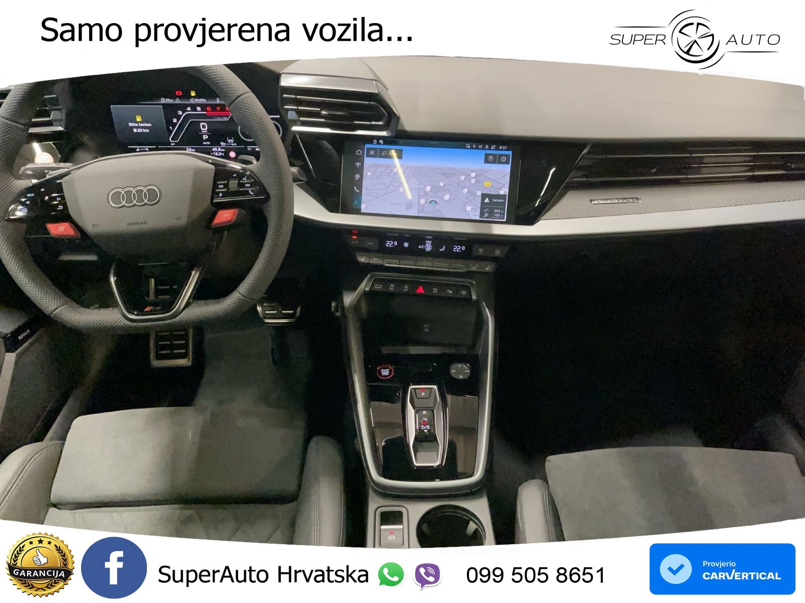 Audi RS3 Sedan 2.5 TFSI (400 KS) quattro S tronic LED+GR SJED+ACC