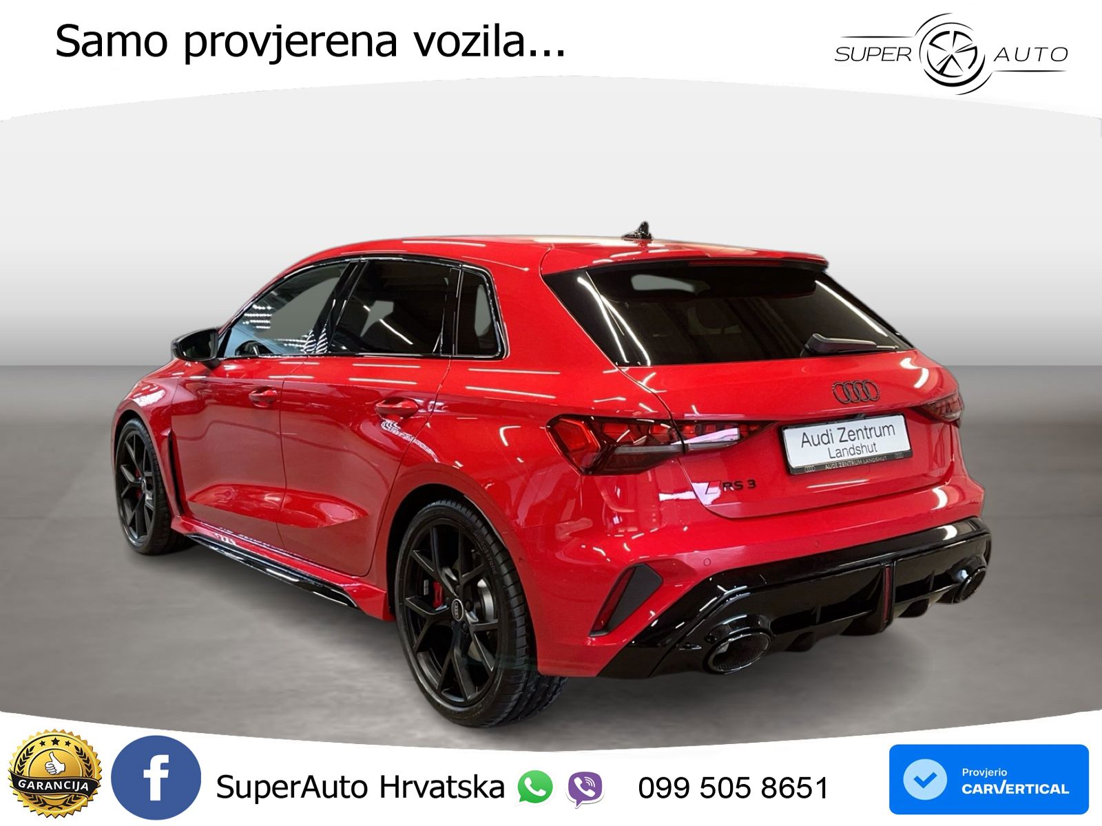 Audi RS3 Sedan 2.5 TFSI (400 KS) quattro S tronic LED+GR SJED+ACC
