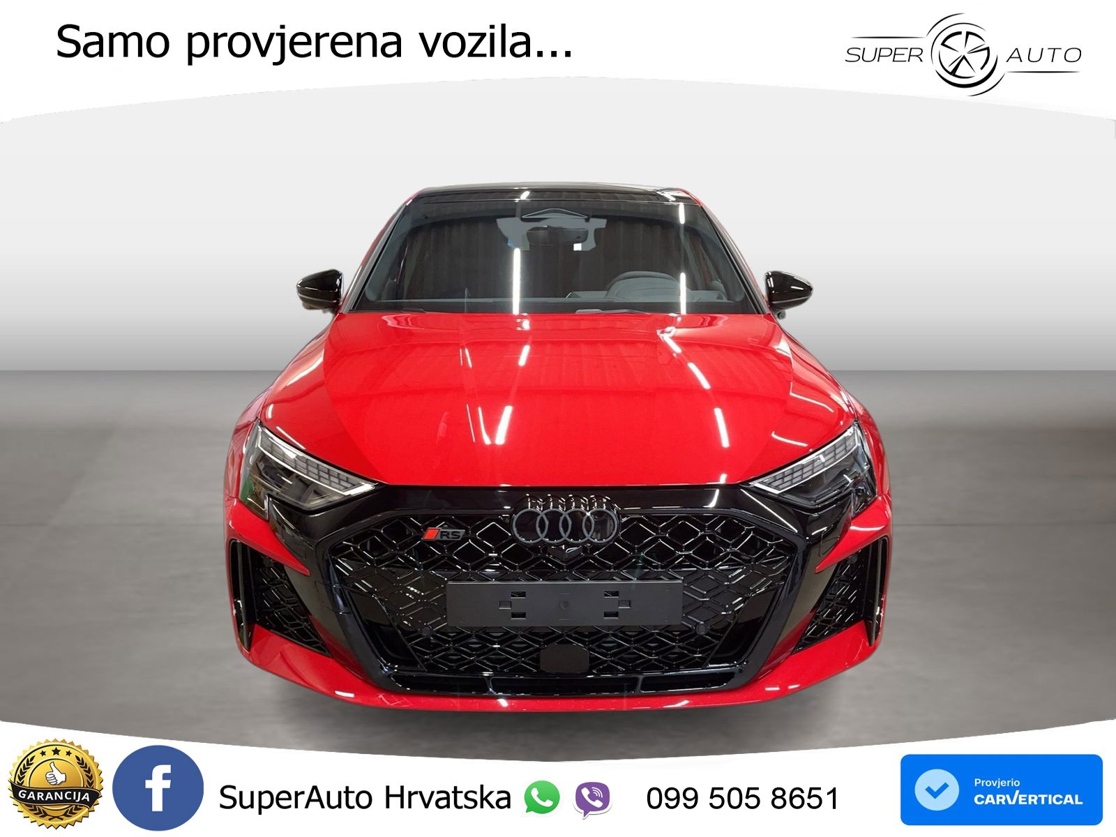 Audi RS3 Sedan 2.5 TFSI (400 KS) quattro S tronic LED+GR SJED+ACC