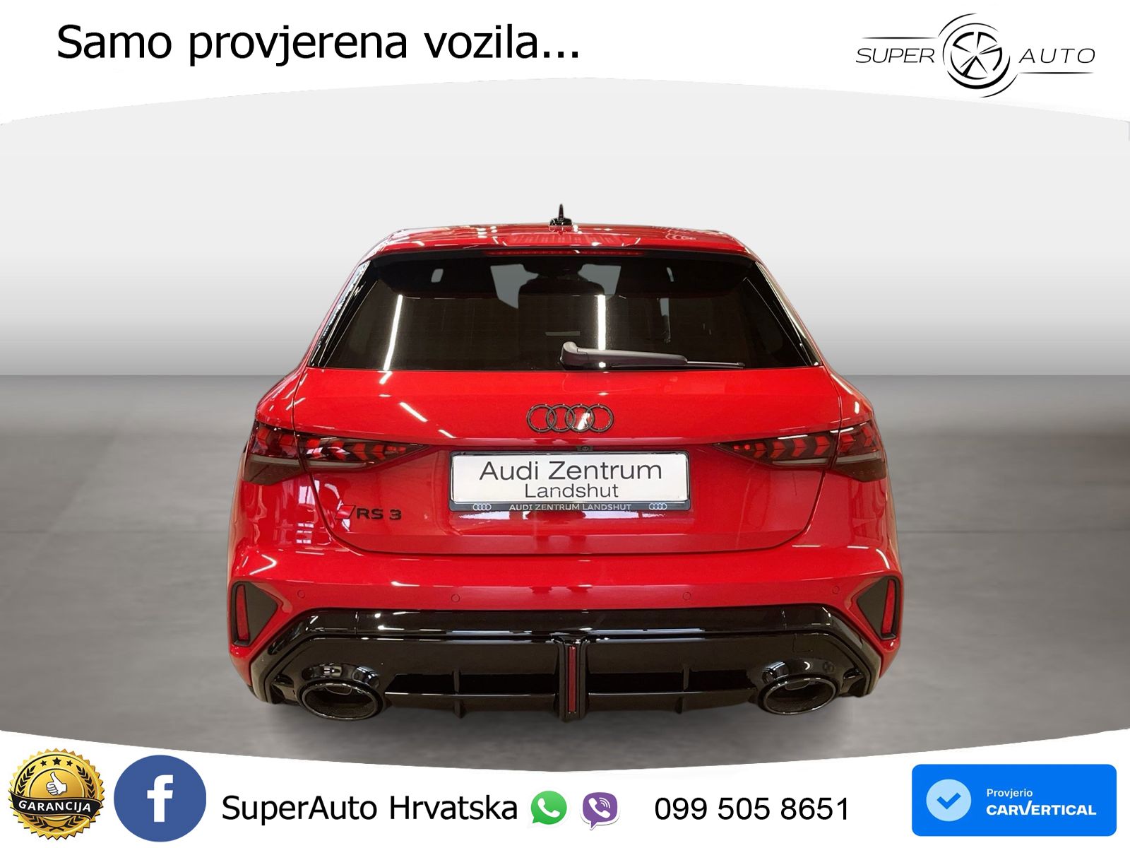 Audi RS3 Sedan 2.5 TFSI (400 KS) quattro S tronic LED+GR SJED+ACC