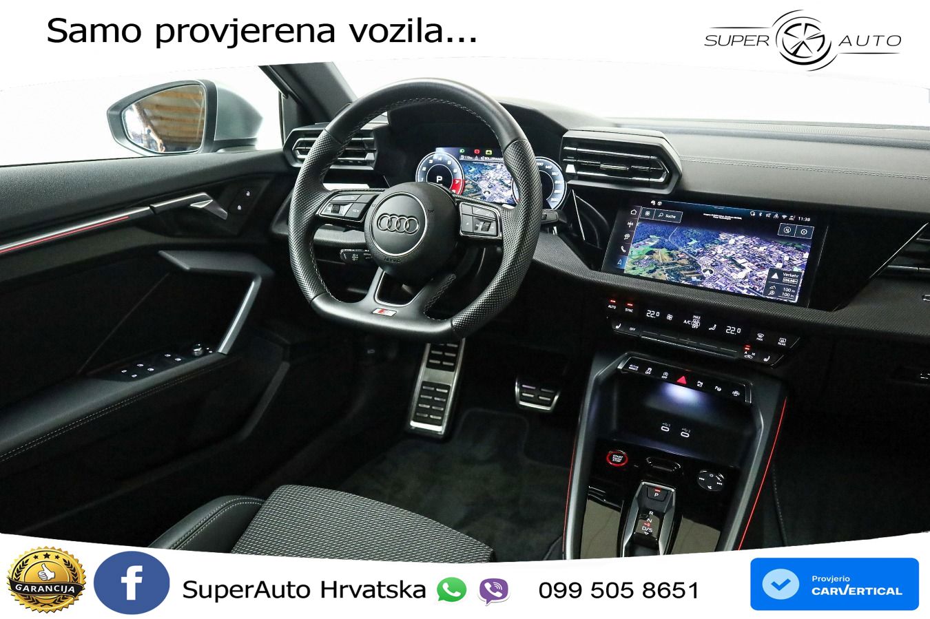 Audi S3 2.0 TFSI (333 KS) quattro S tronic LED+GR SJED+ACC