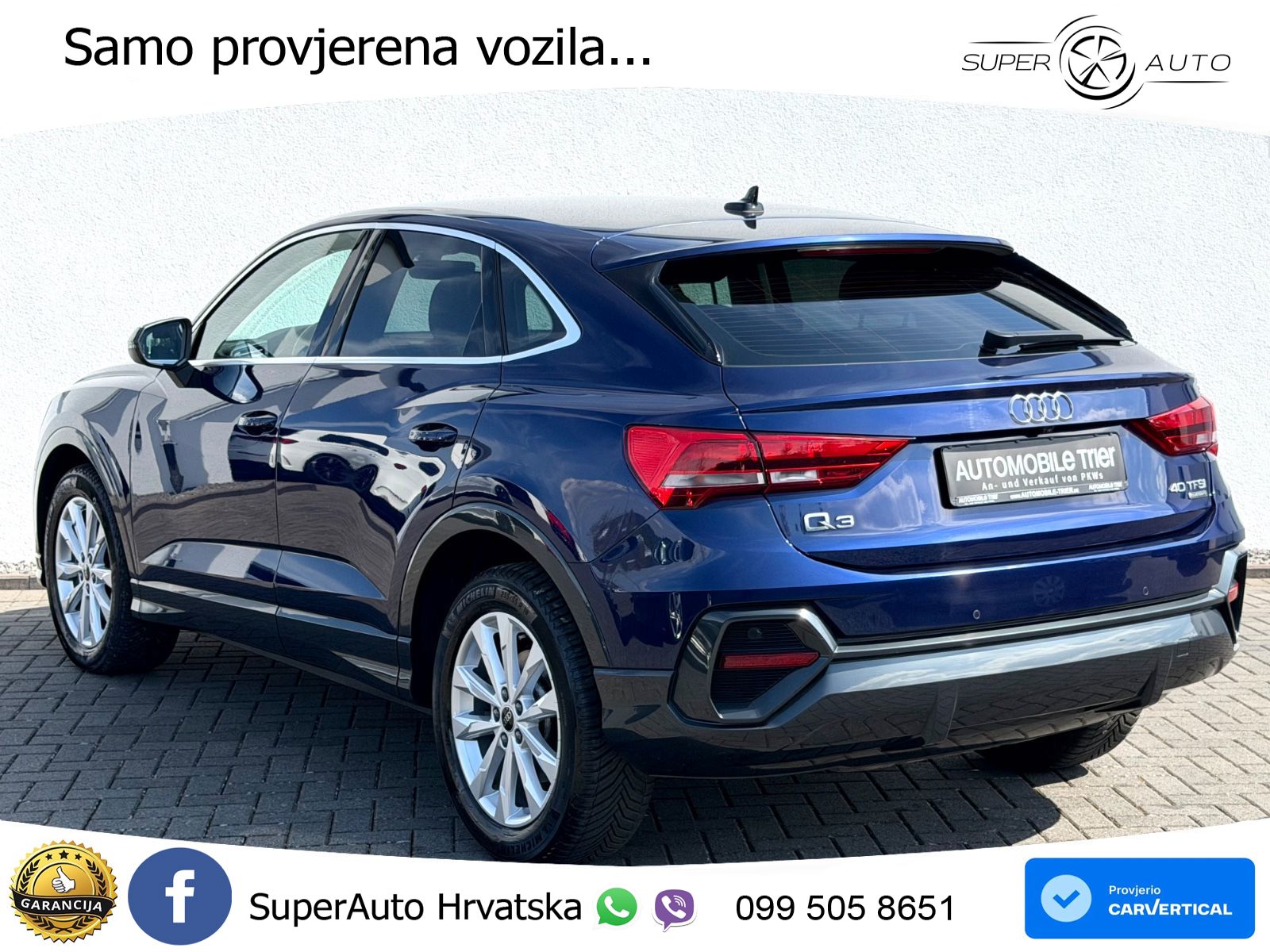 Audi Q3 II Sportback 40 TFSI (190 KS) quattro S tronic LED+ACC