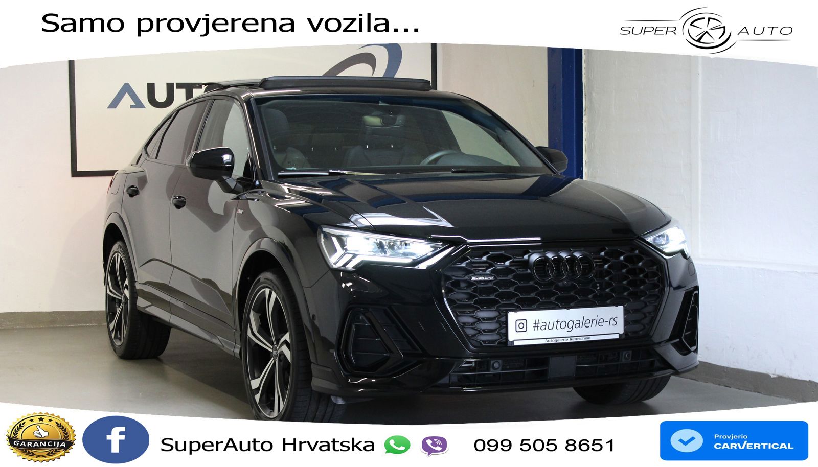 Audi Q3 II Sportback 45 TFSI (230 KS) quattro S tronic 2x S line LED+GR SJED+ACC